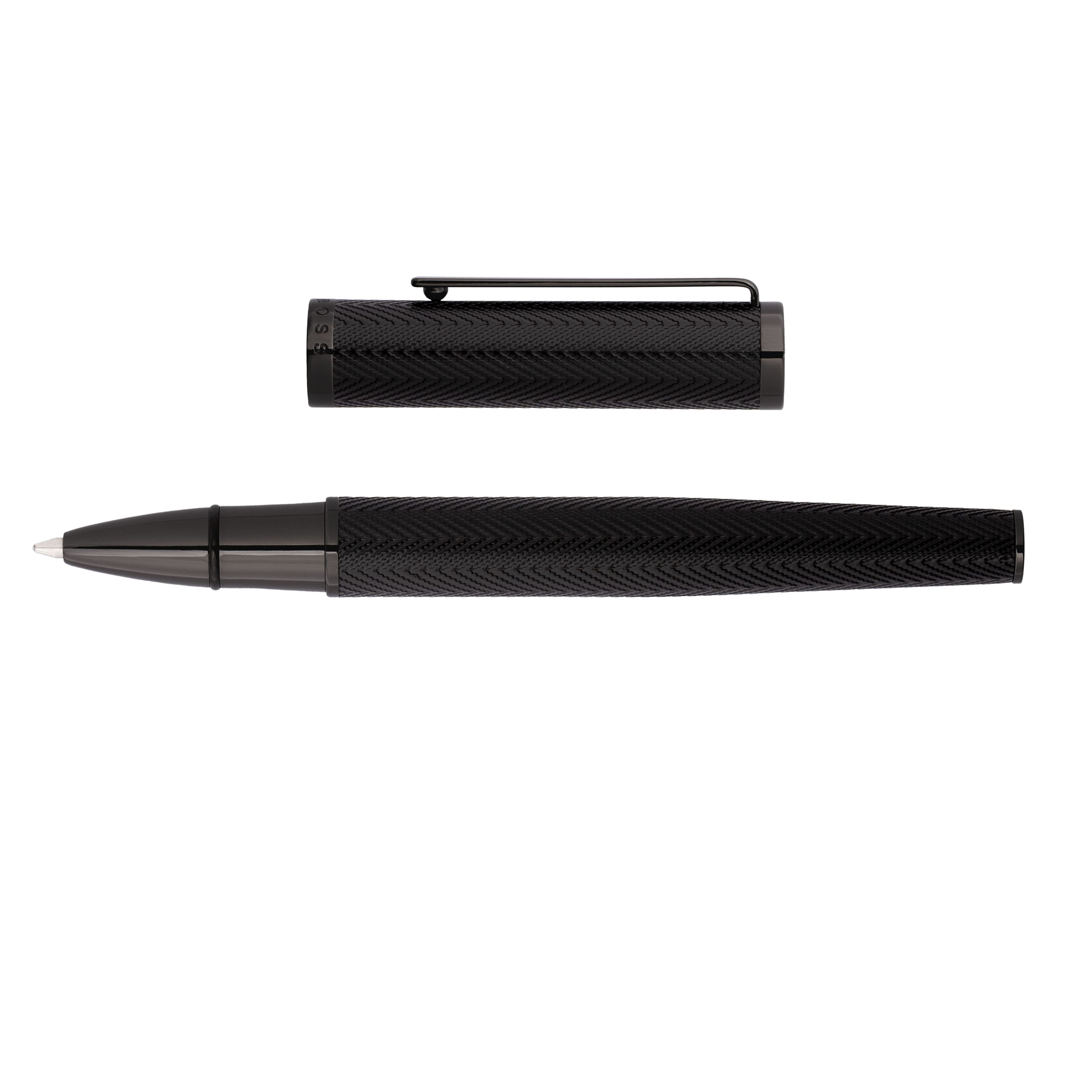 Hugo Boss Formation Herringbone Gunmetal Rollerball