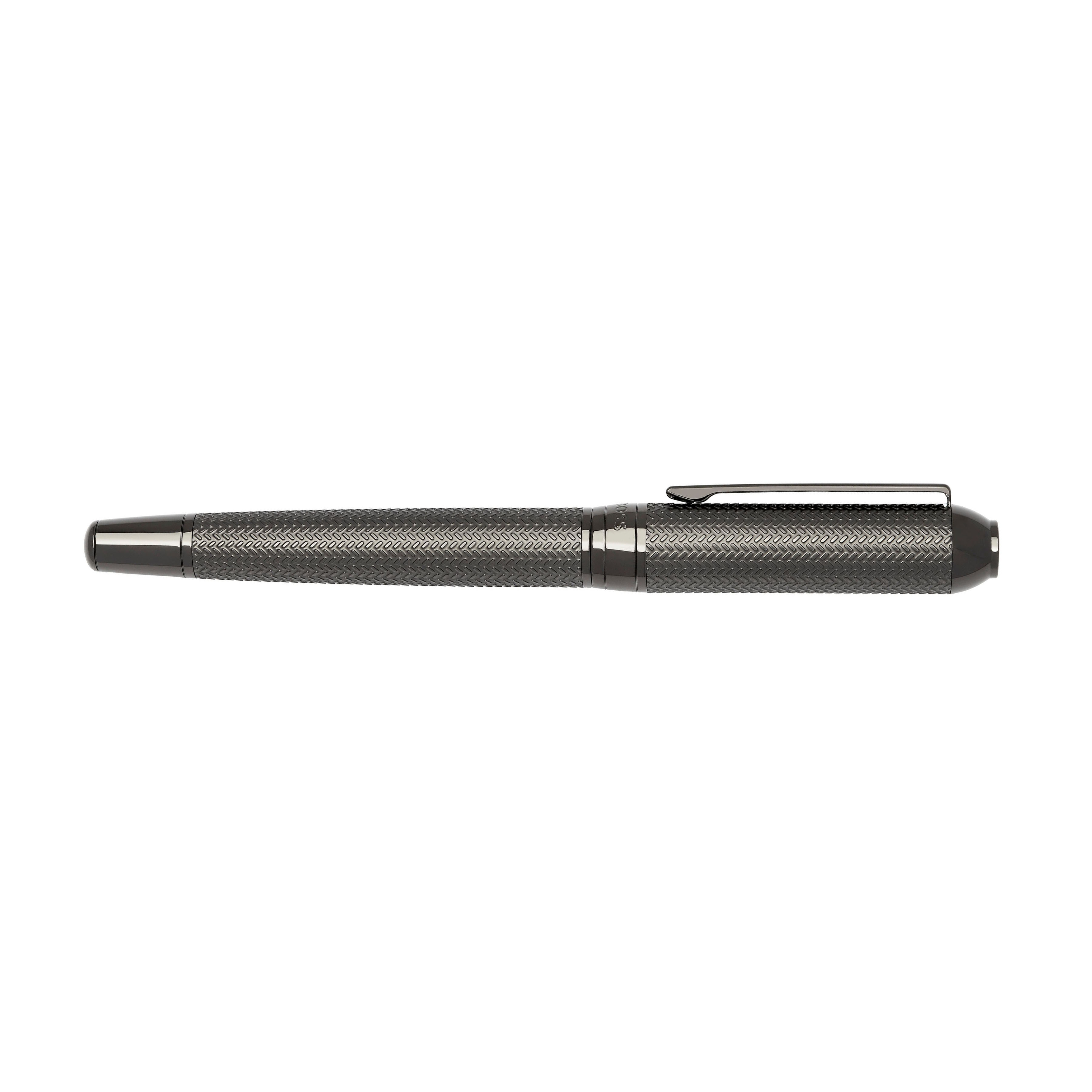 Hugo Boss Elemental Gunmetal Stylo Plume