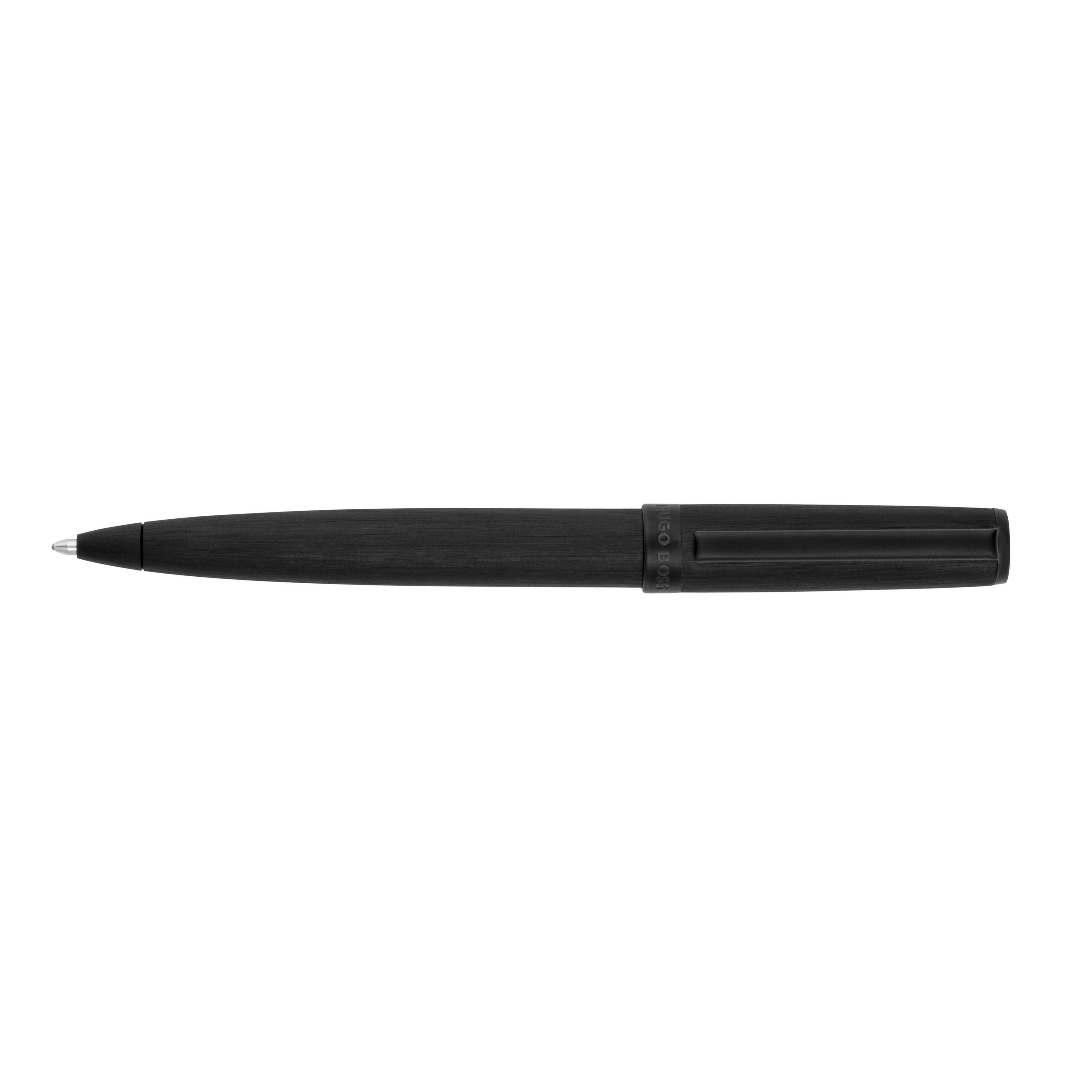 Hugo Boss Gear Brushed Black Ballpoint
