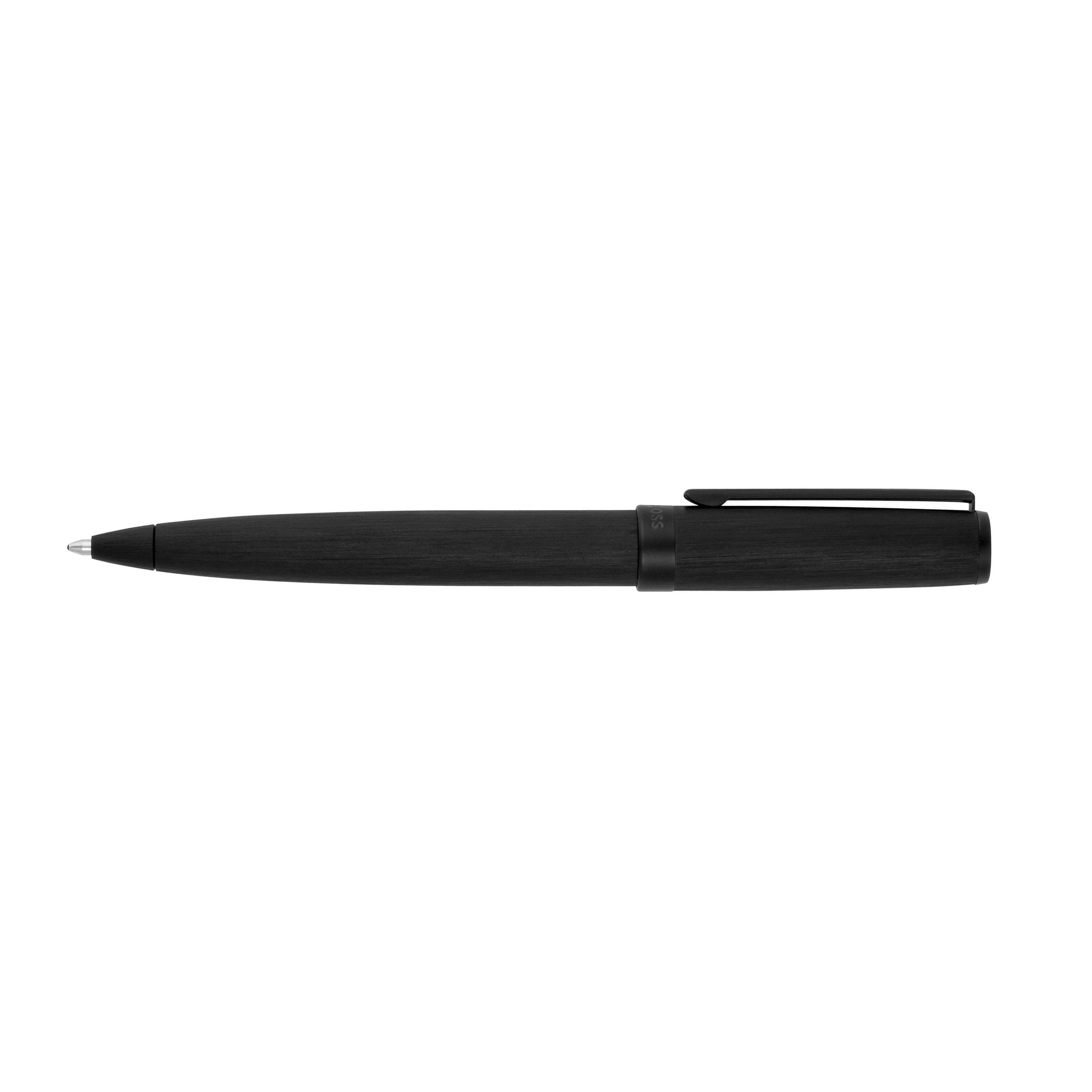 Hugo Boss Gear Brushed Black Ballpoint