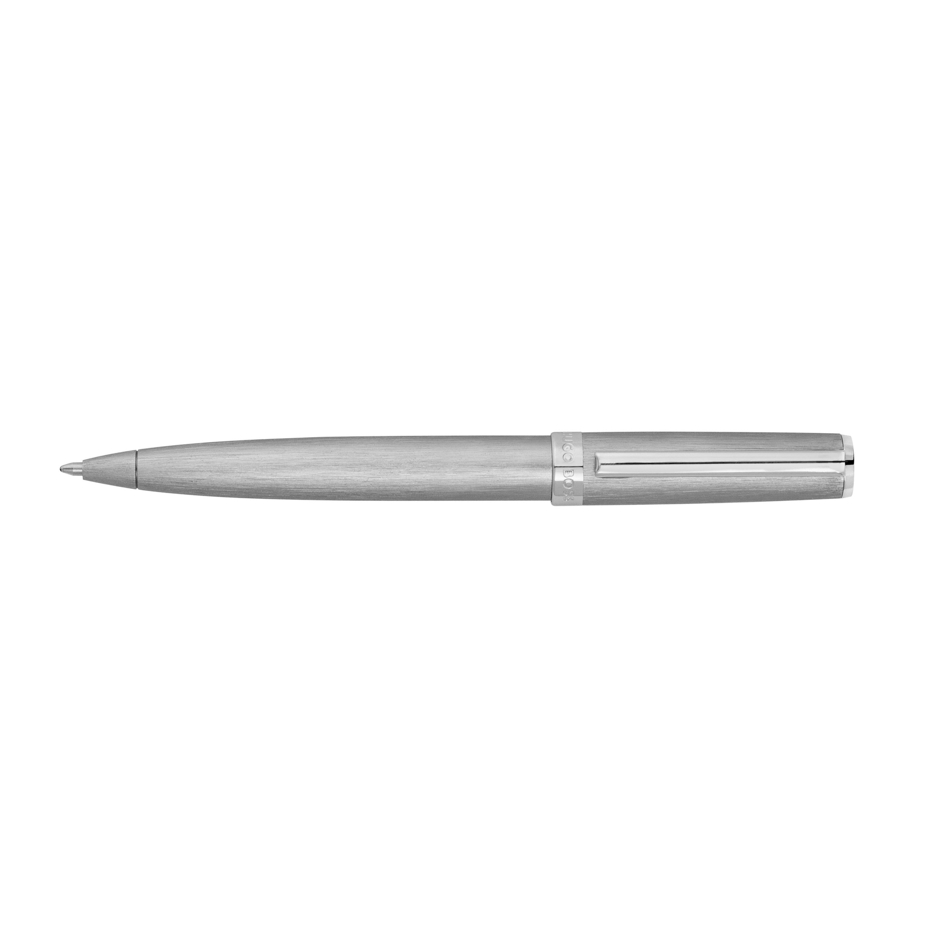 Hugo Boss Gear Brushed Chrome Ballpoint Hugo Boss Gear Brushed Chrome Ballpoint