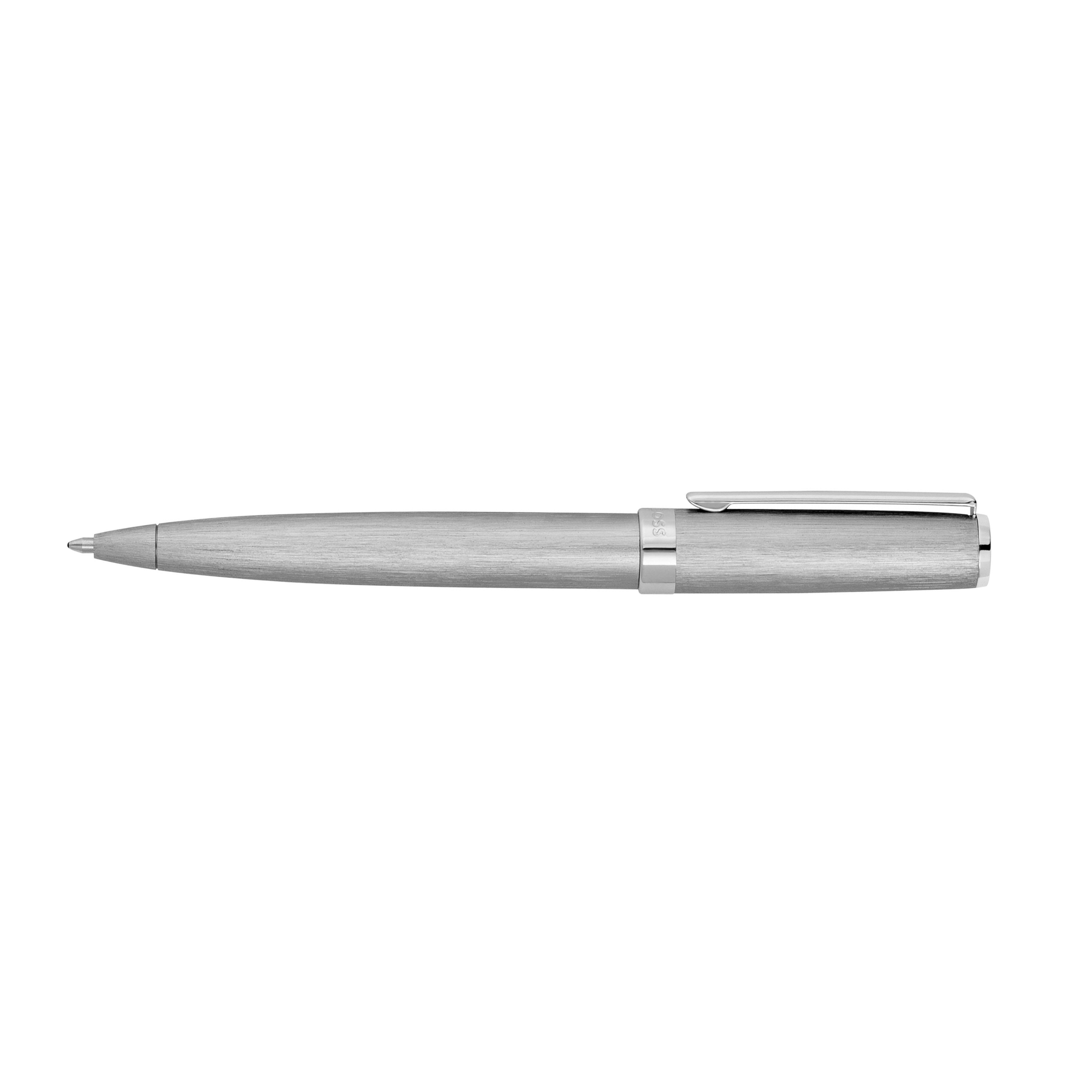 Hugo Boss Gear Brushed Chrome Ballpoint Hugo Boss Gear Brushed Chrome Ballpoint