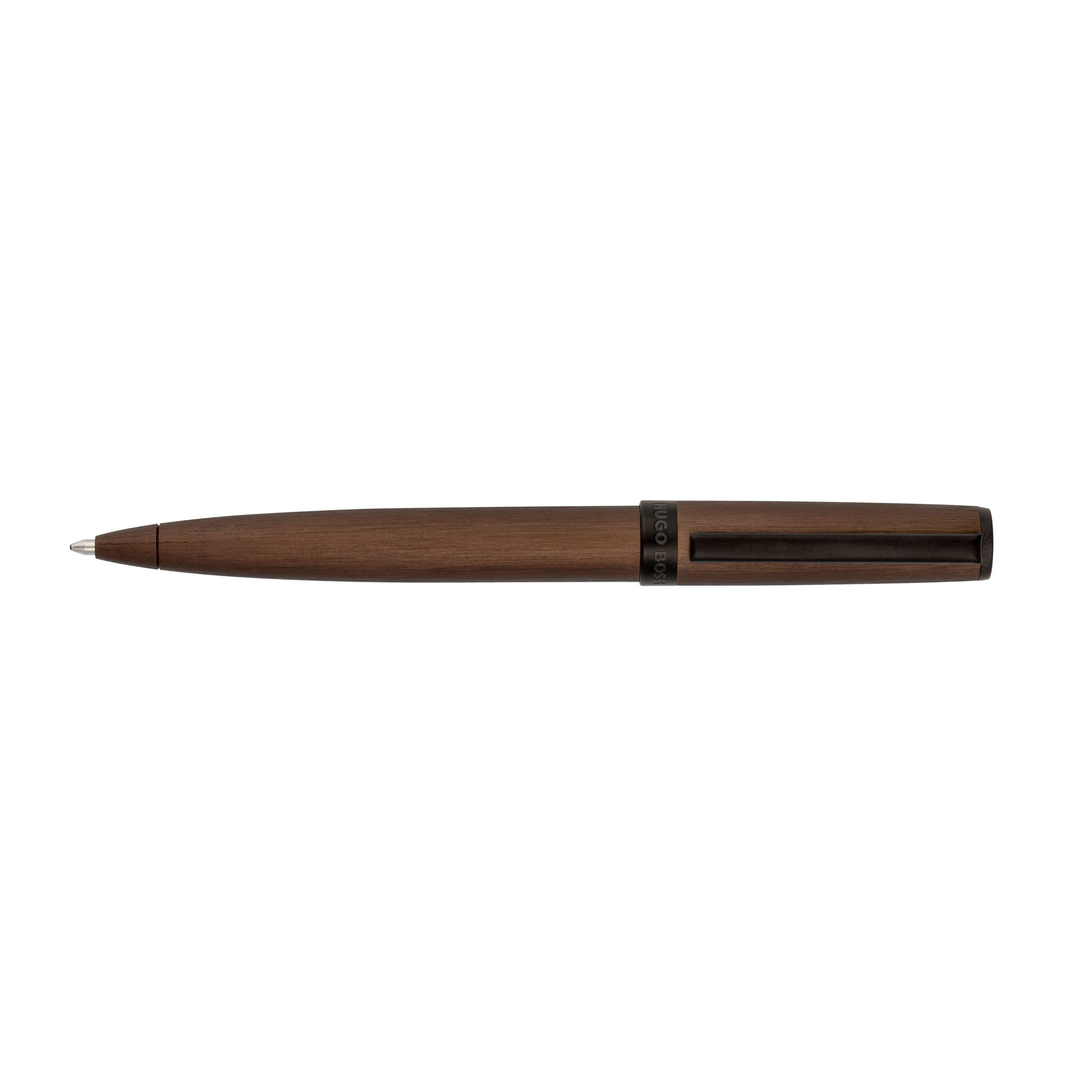 Hugo Boss Gear Brushed Khaki Ballpoint
