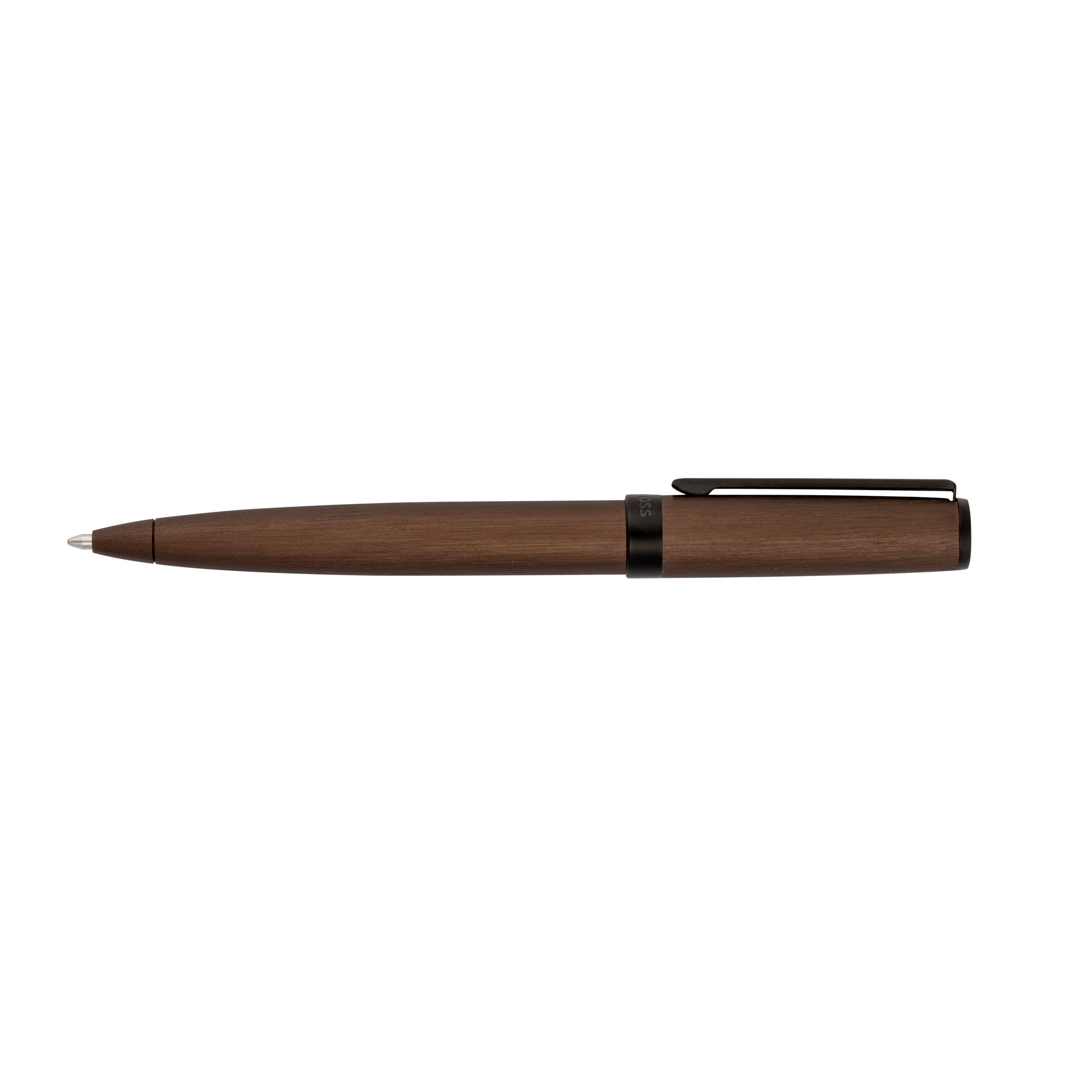 Hugo Boss Gear Brushed Khaki Ballpoint
