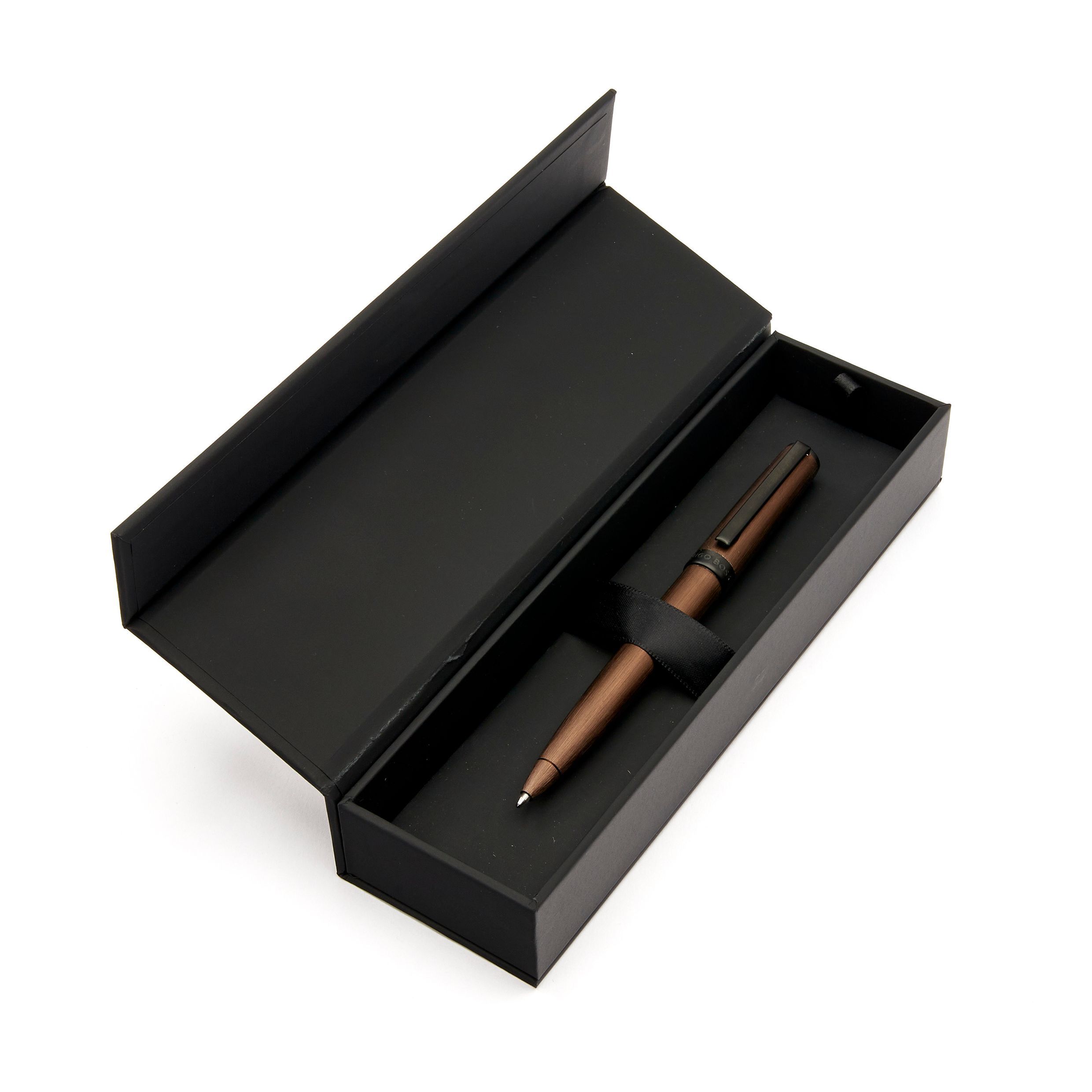 Hugo Boss Gear Brushed Khaki Ballpoint