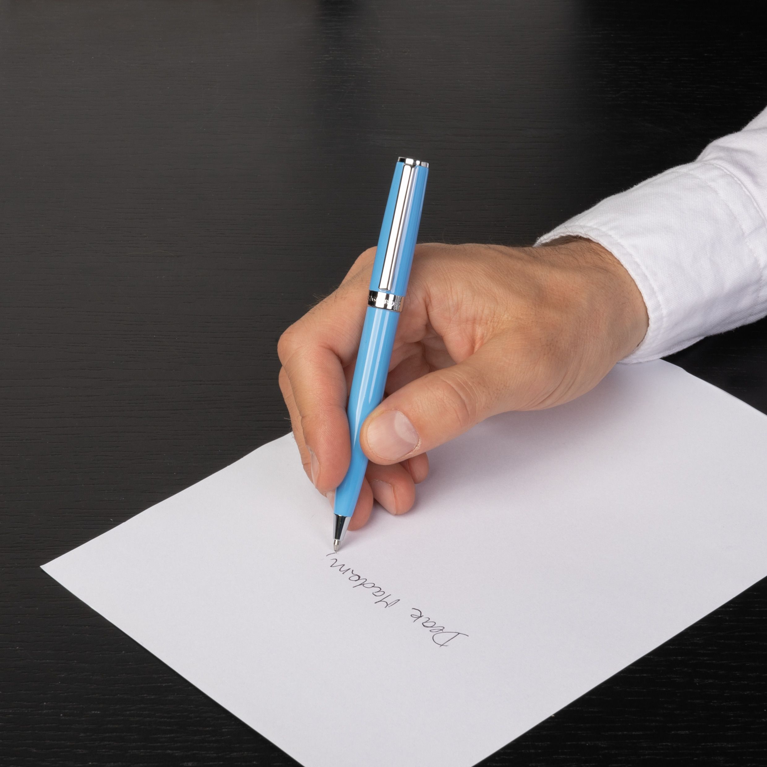 Hugo Boss Gear Icon Light Blue Ballpoint