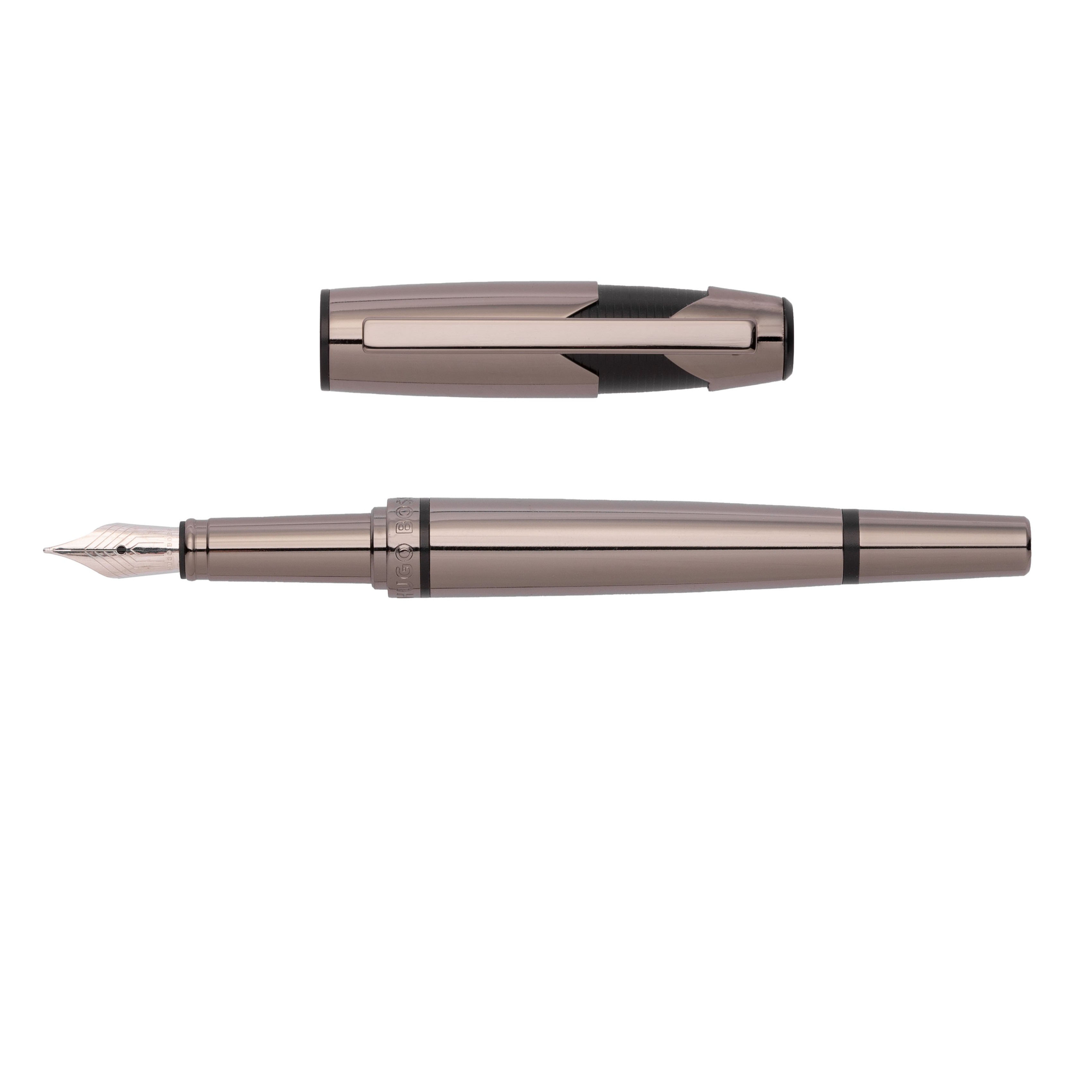 Hugo Boss Chevron Gunmetal Fountain pen Hugo Boss Chevron Gunmetal Fountain pen