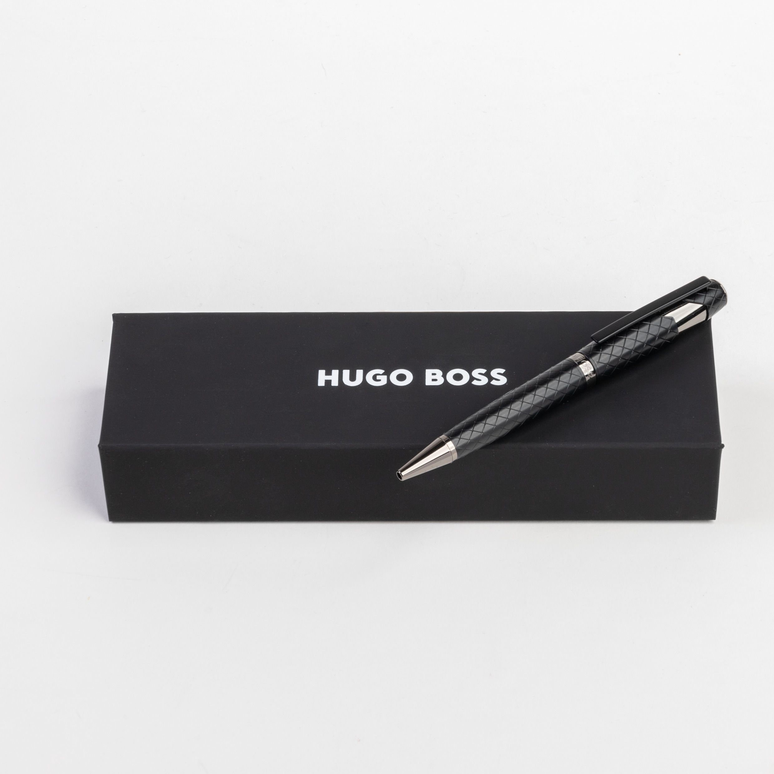 Hugo Boss Chevron Black Ballpoint Hugo Boss Chevron Black Ballpoint