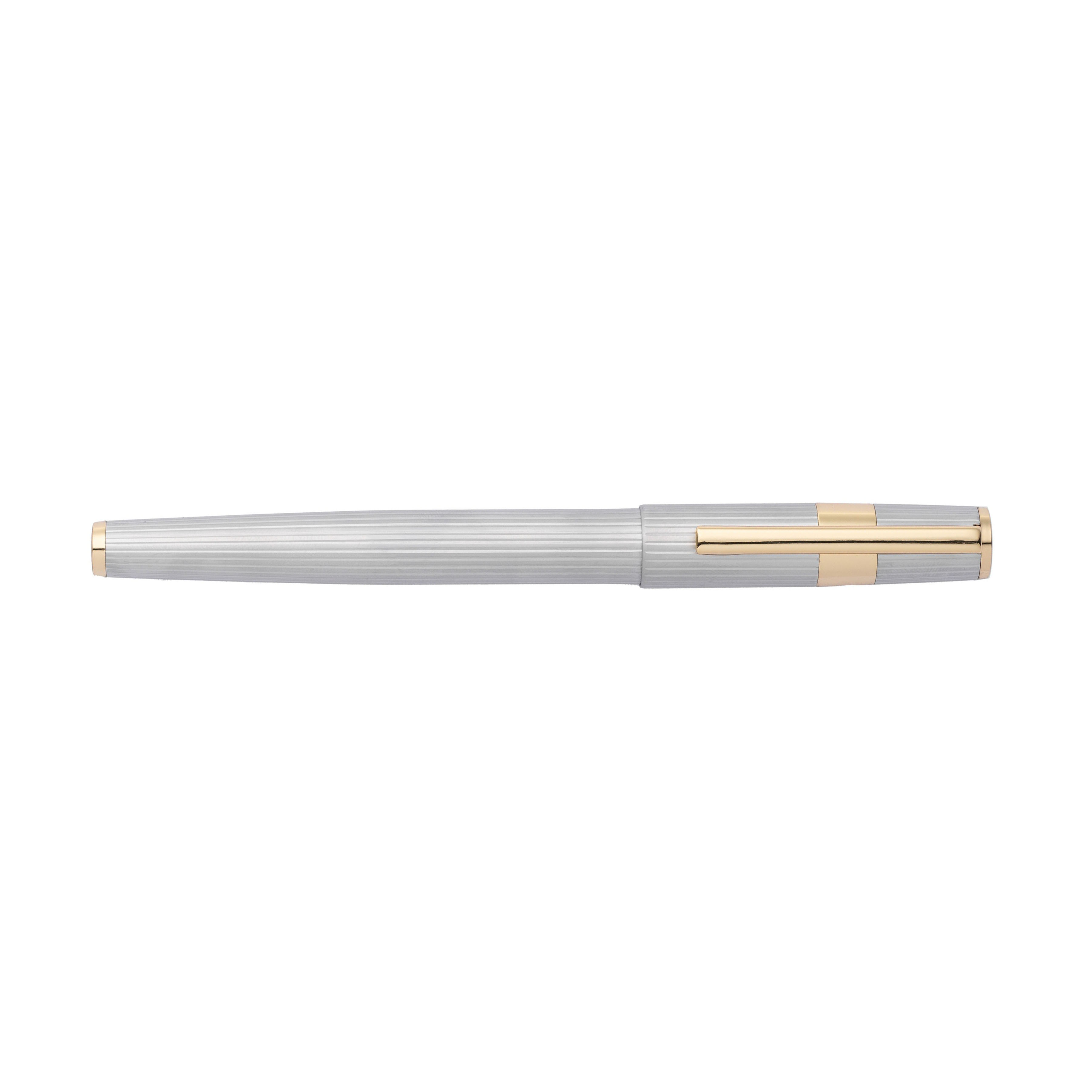 Hugo Boss Gear Pinstripe Silver GT Roller