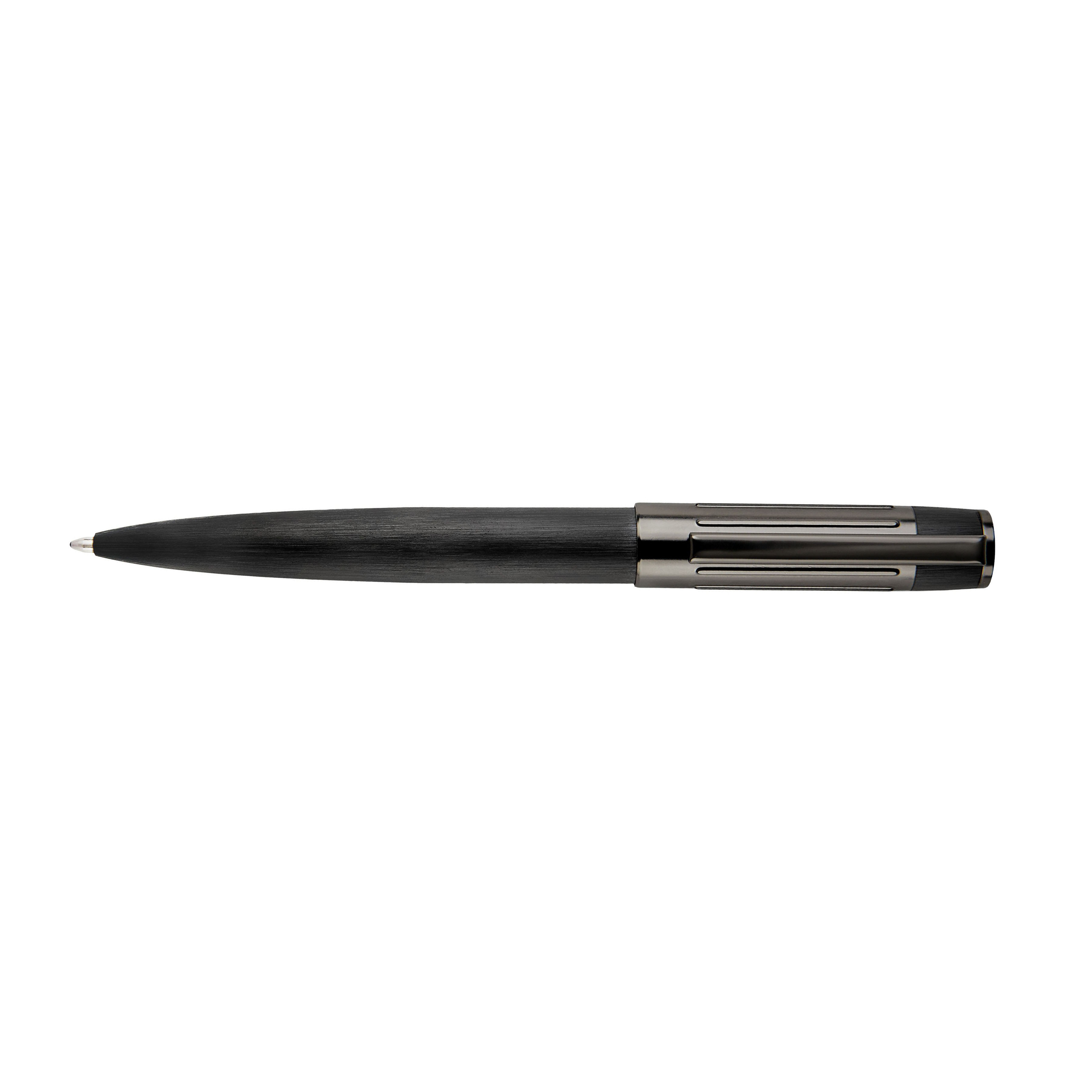 Hugo Boss Gear Ribs Black Bolígrafo