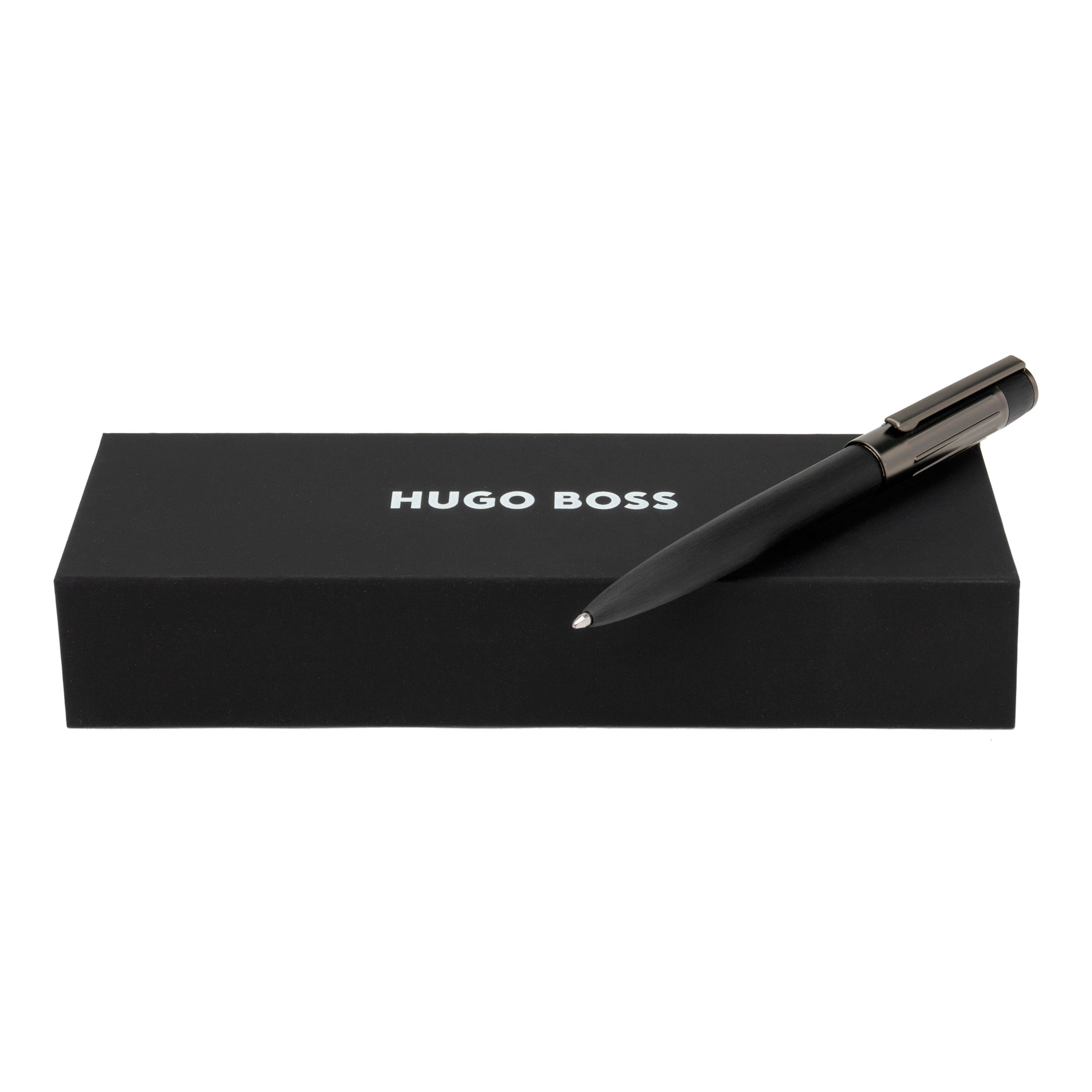 Hugo Boss Gear Ribs Black Bolígrafo