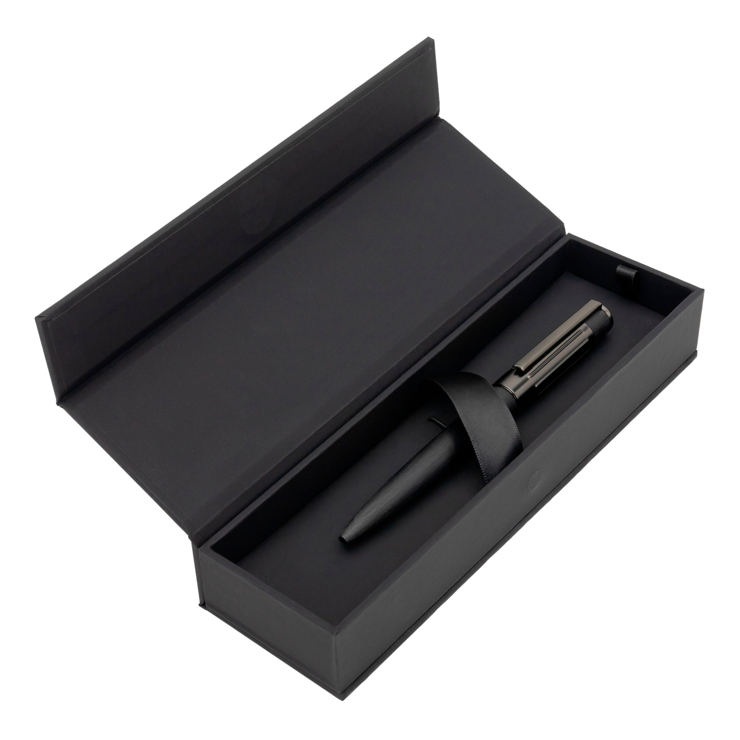Hugo Boss Gear Ribs Black Bolígrafo
