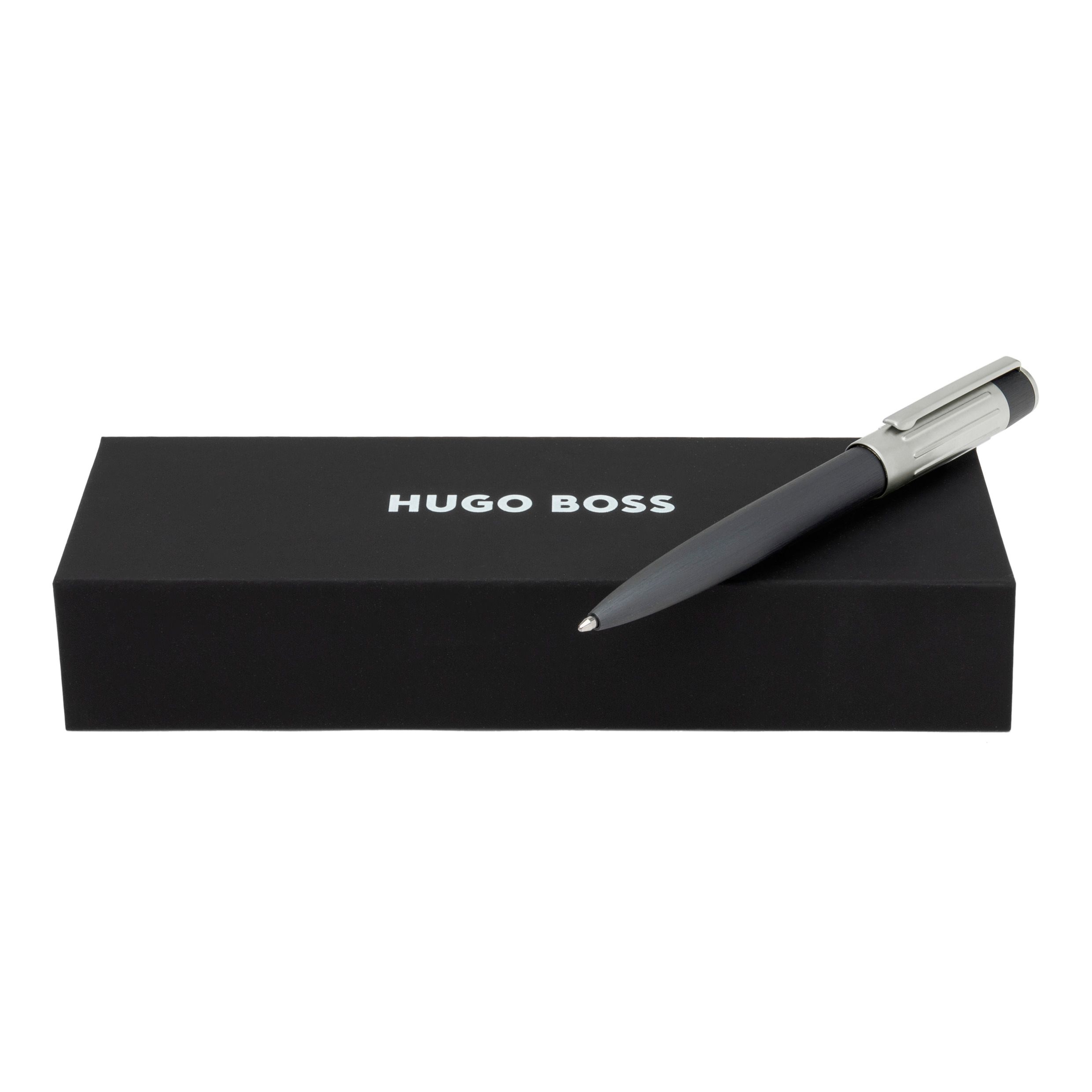 Hugo Boss Gear Ribs Gunmetal Ballpoint