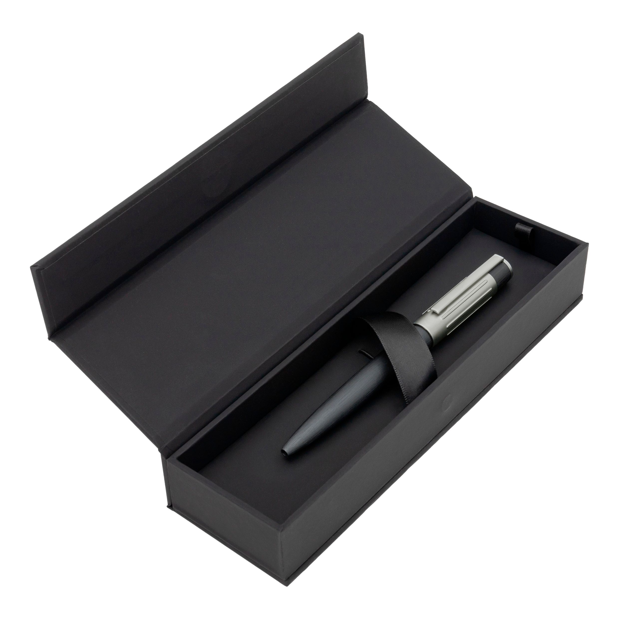Hugo Boss Gear Ribs Gunmetal Ballpoint