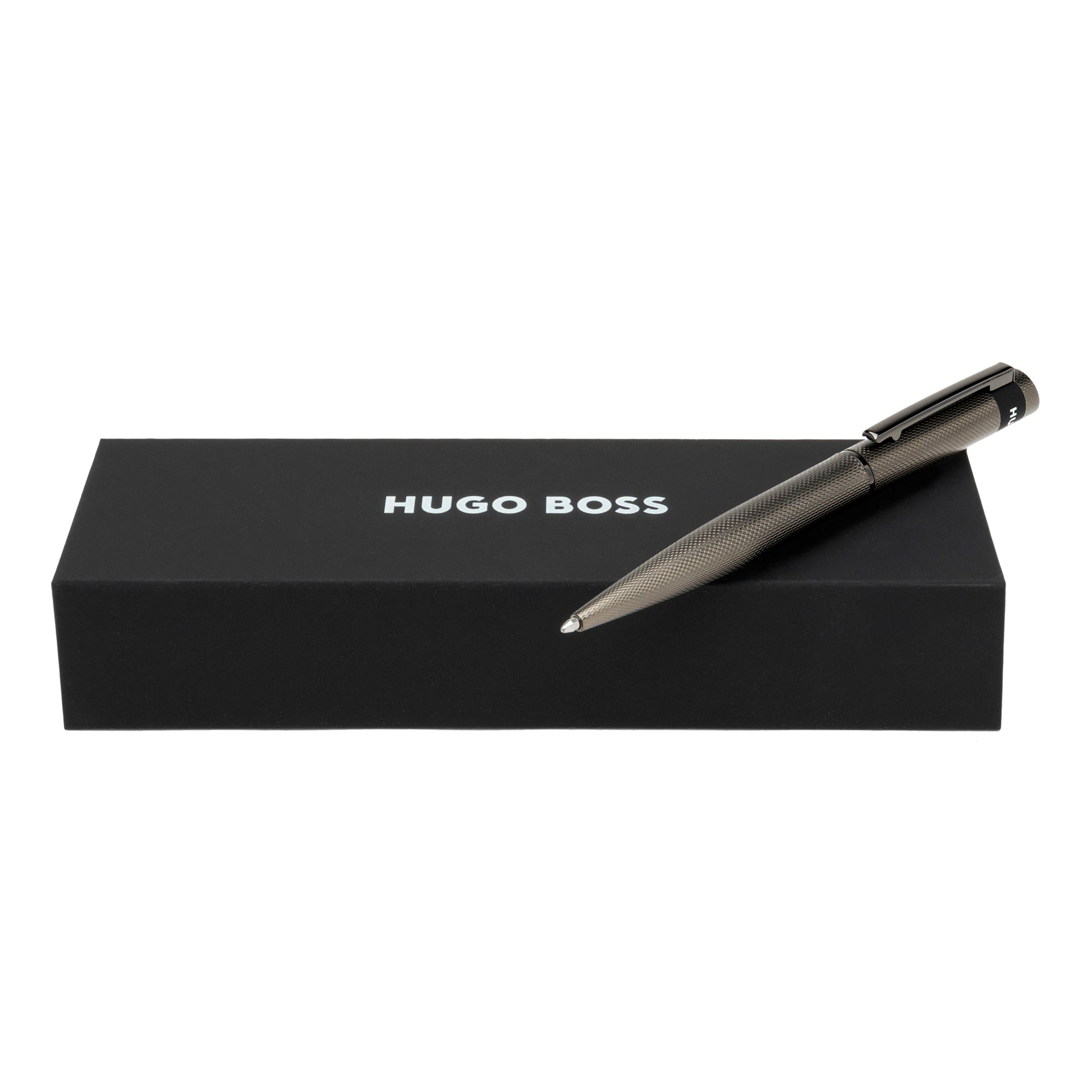 Hugo Boss Loop Diamond Gunmetal Bolígrafo