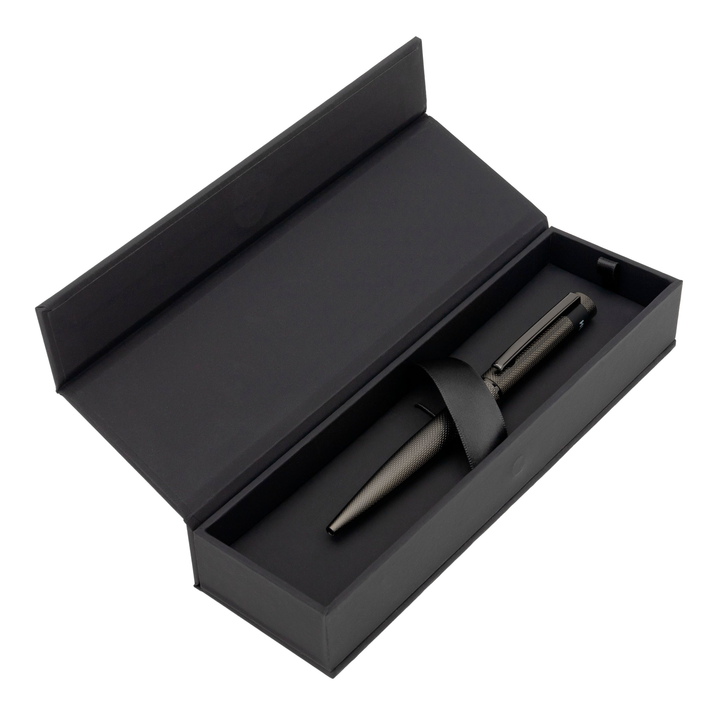 Hugo Boss Loop Diamond Gunmetal Bolígrafo