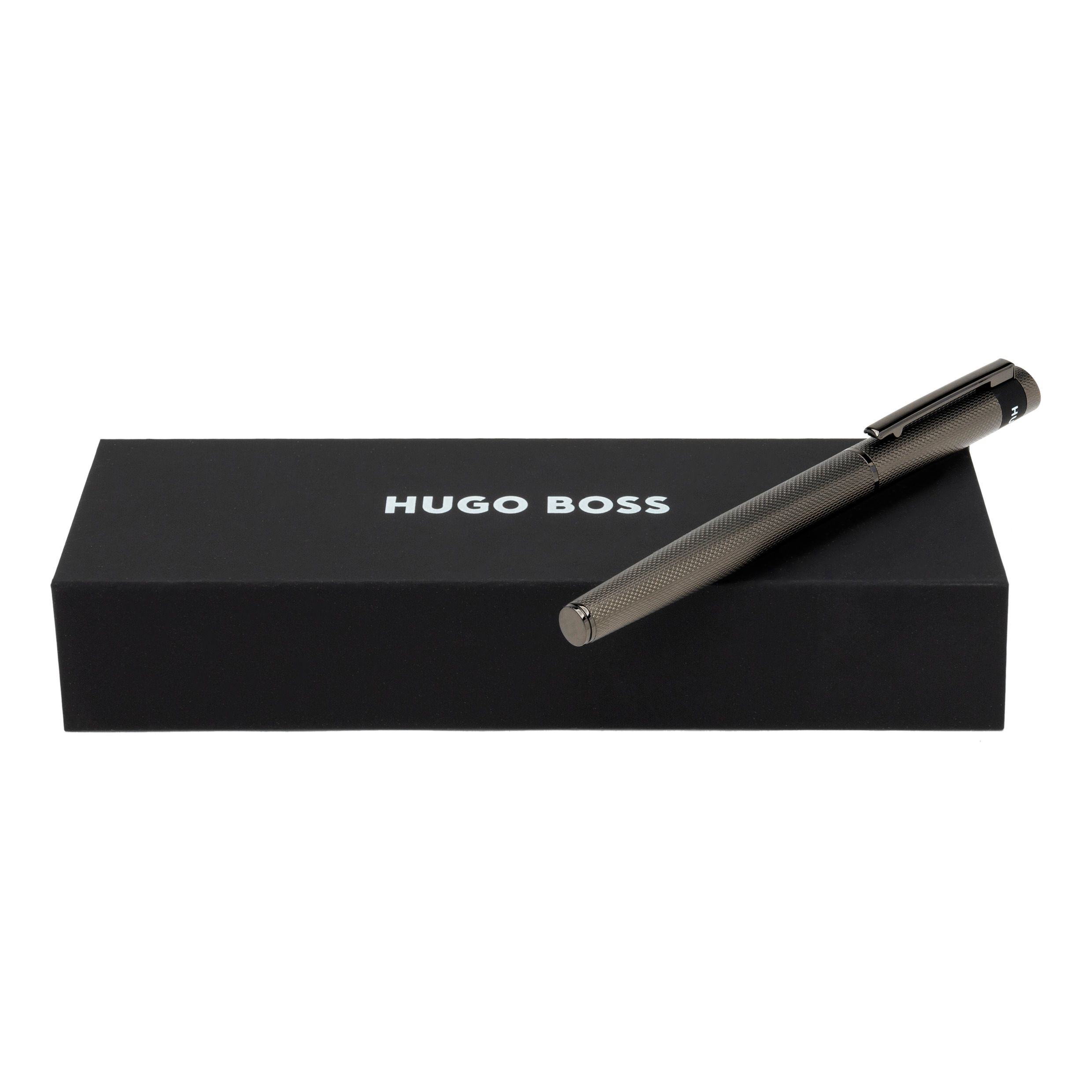 Hugo Boss Loop Diamond Gunmetal Rollerball