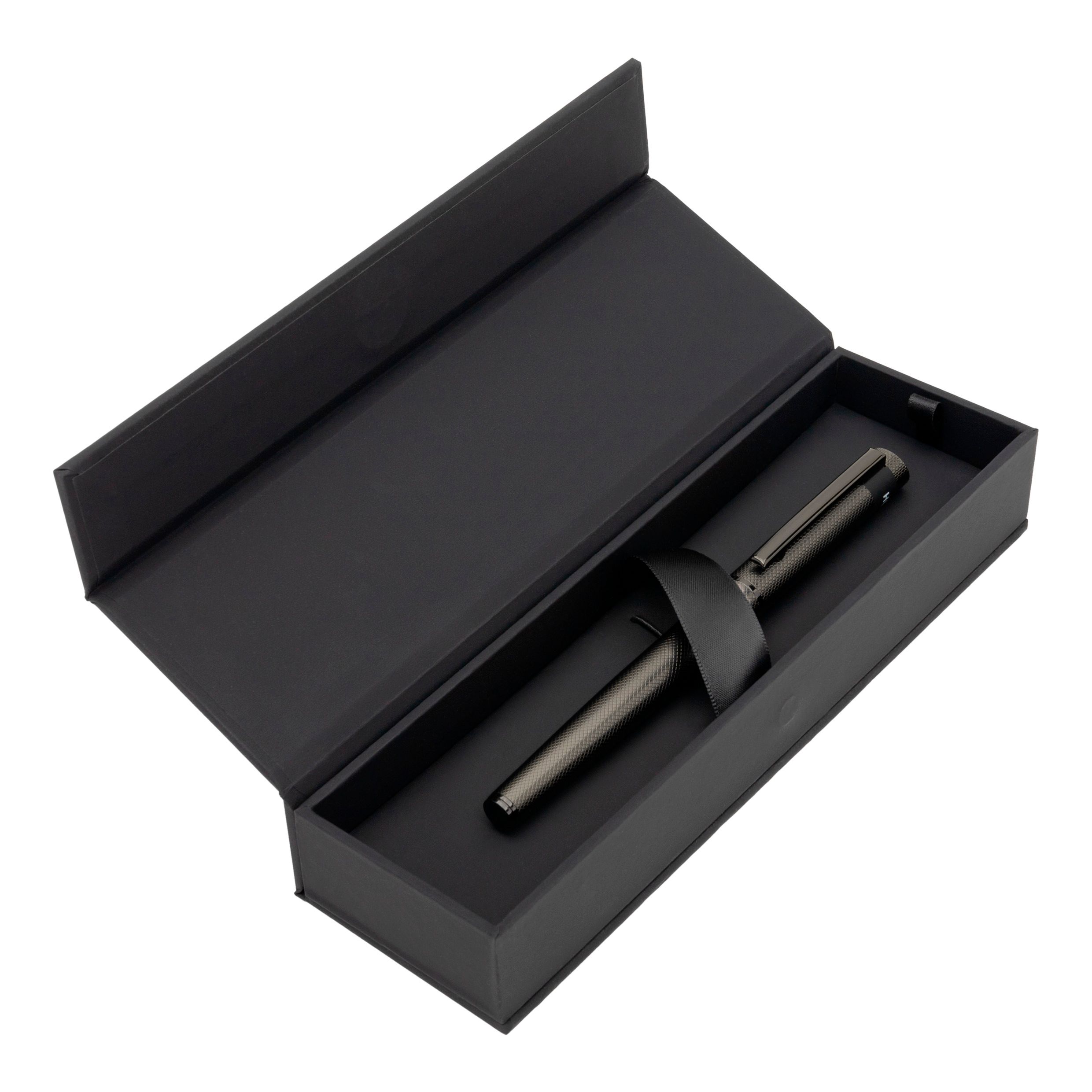 Hugo Boss Loop Diamond Gunmetal Rollerball