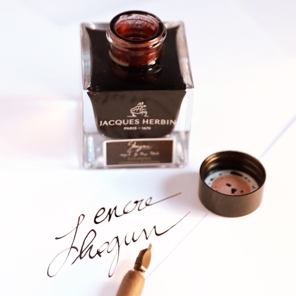 Jacques Herbin Créations d'Artistes - Shogun - Encre Kenzo Takada - Bouteille d'encre