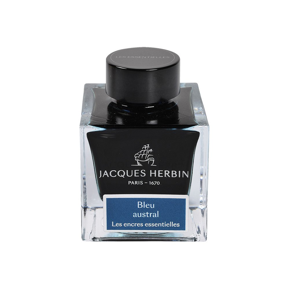 Jacques Herbin Essentielles Blue Austral Ink - Ink Bottle Jacques Herbin Essentielles Blue Austral Ink - Ink Bottle