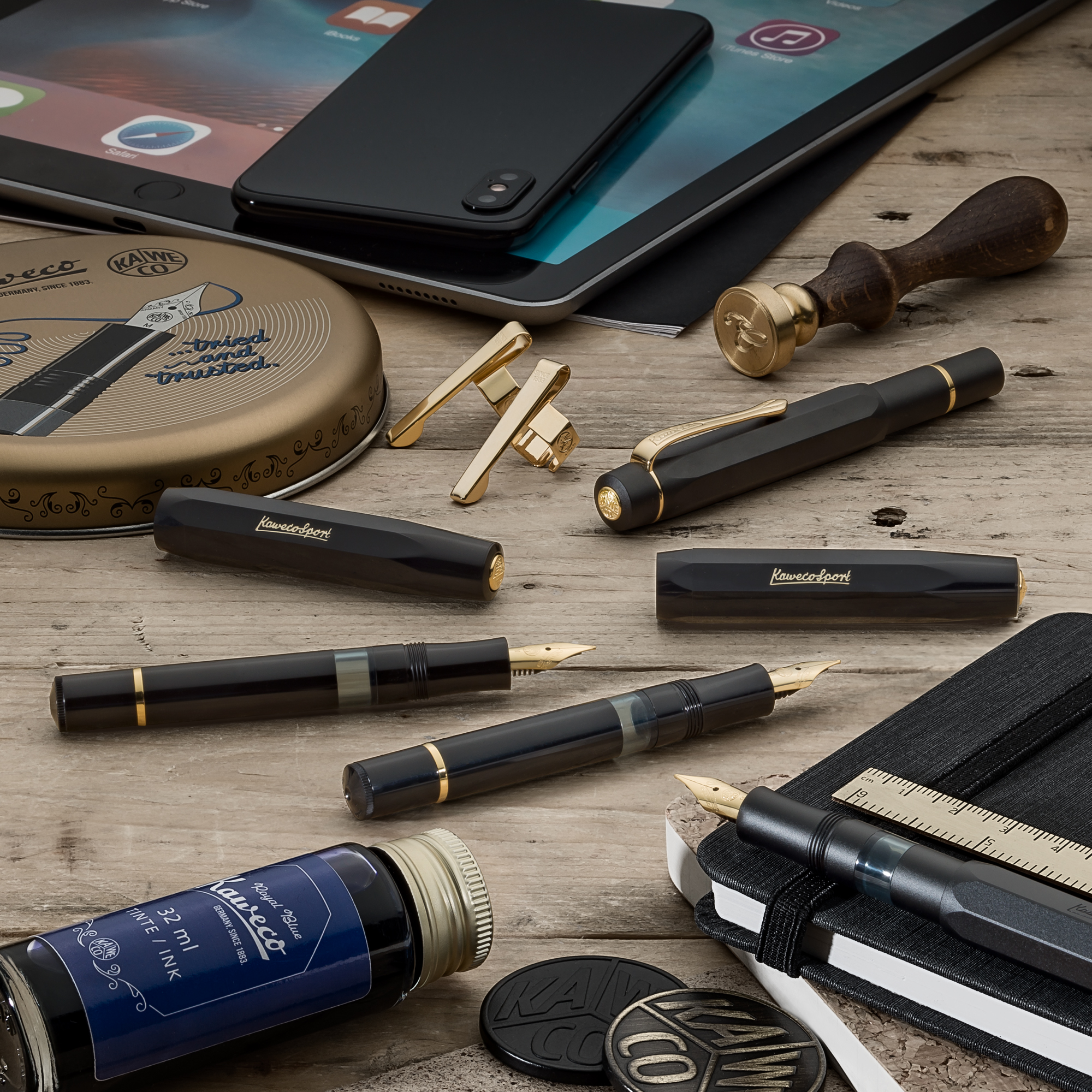 Kaweco Classic Sport Black Piston Reservoarpenna