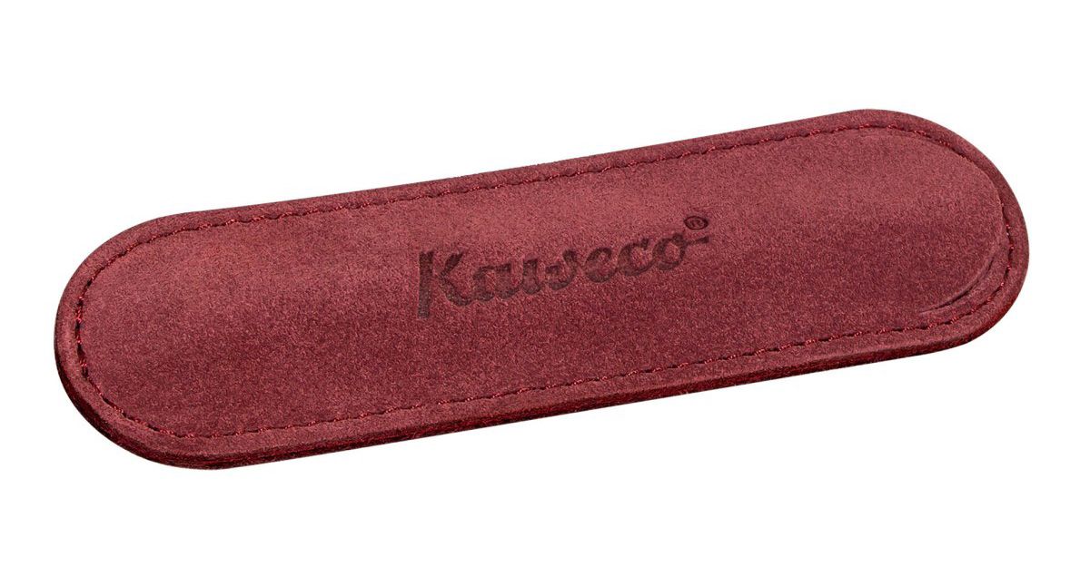 Kaweco Sport Eco Burgundy Velour Pen Pouch 1 Pen
