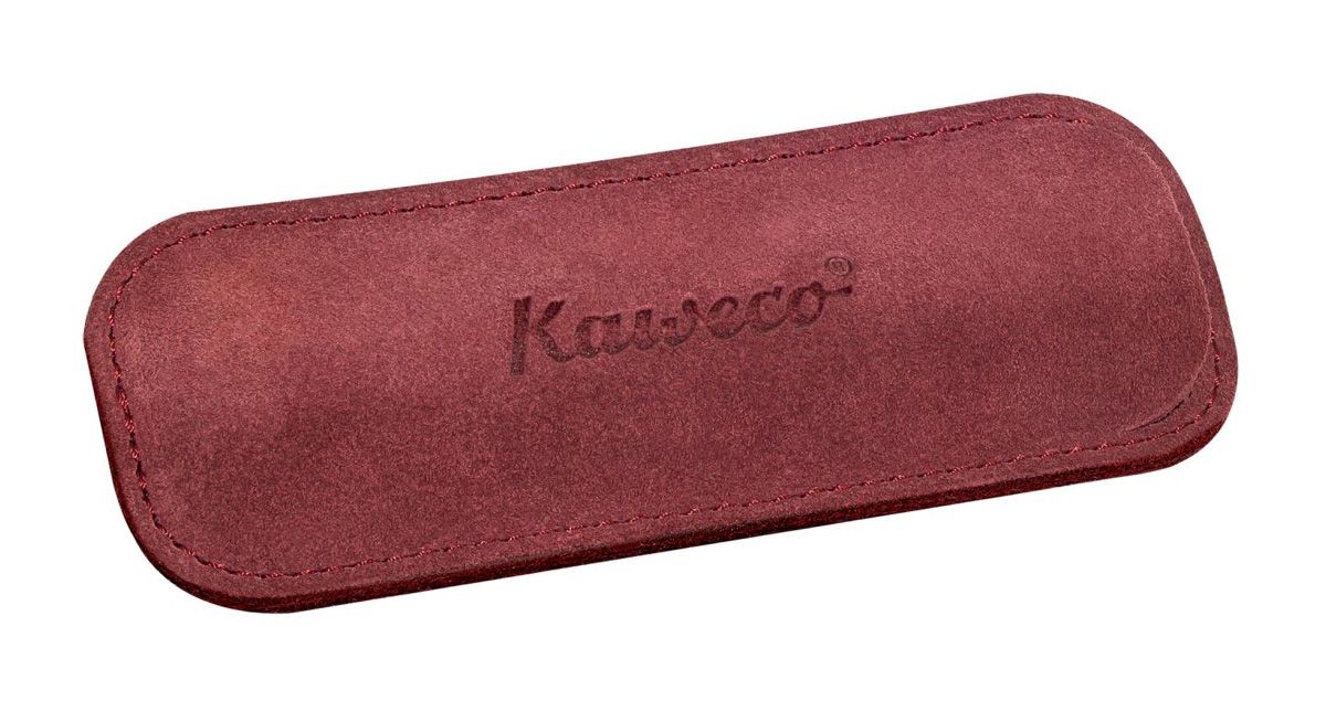 Kaweco Sport Eco Burgundy  Velour Pen Pouch 2 Pens