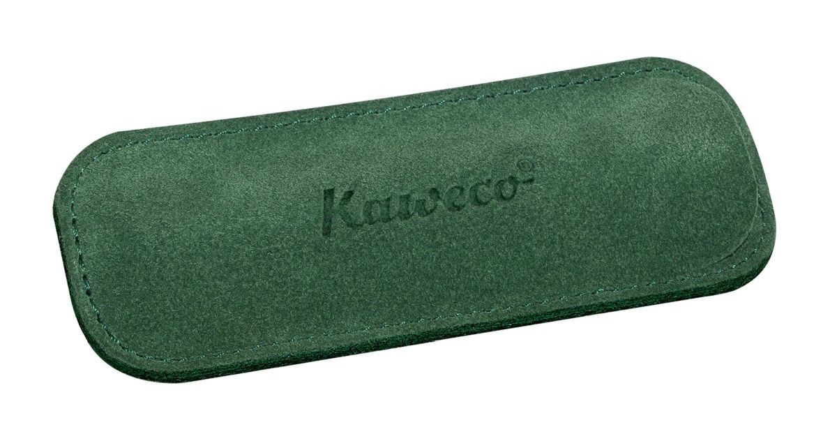 Kaweco Sport Eco Green Velour Pen Pouch 2 Pens