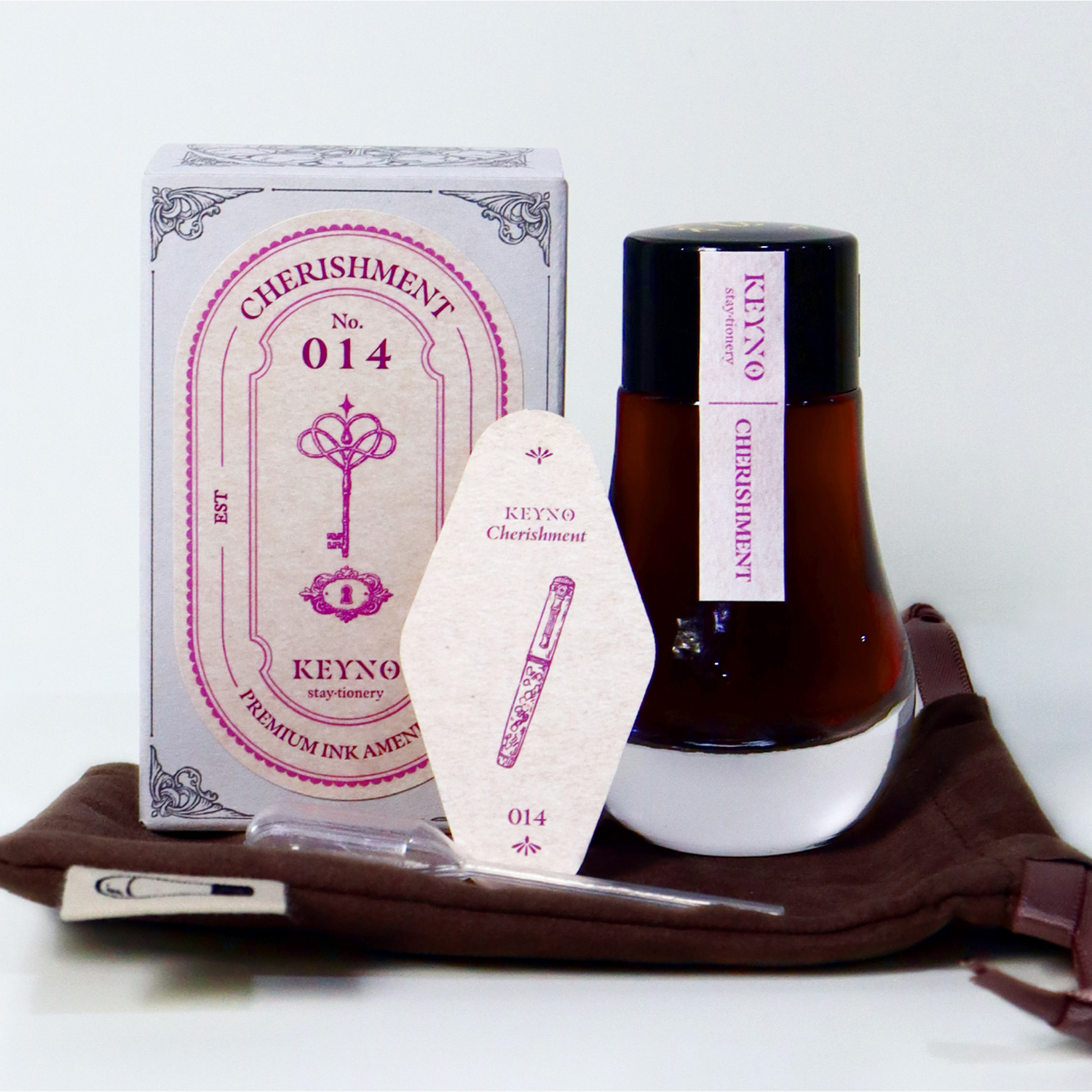 Keyno Stay.tionery Key no.014 Cherishment 25ml Butelka atramentu