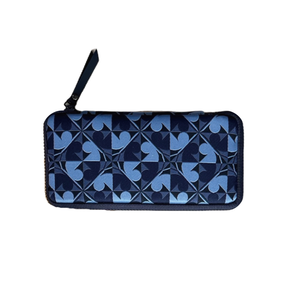 Kyoku Haku Archeology Blue Zippered Penetui (3-delig)