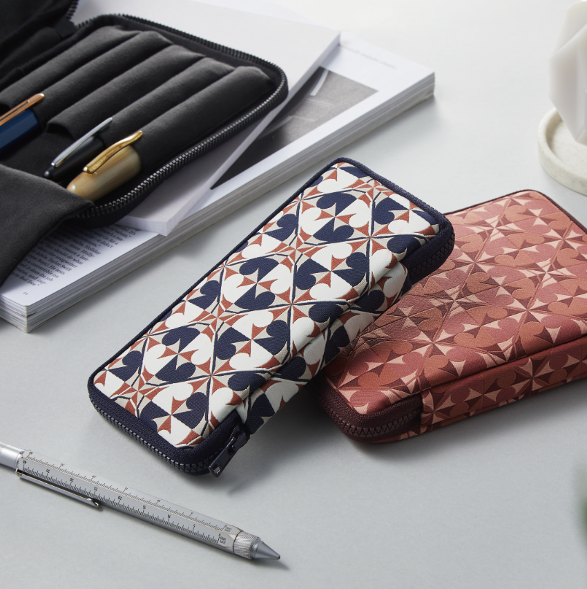Kyoku Haku Archeology White Zippered Penetui (3-delig)