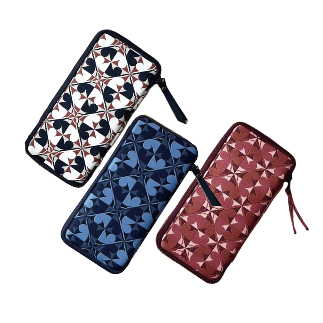 Kyoku Haku Archeology White Zippered Penetui (3-delig)