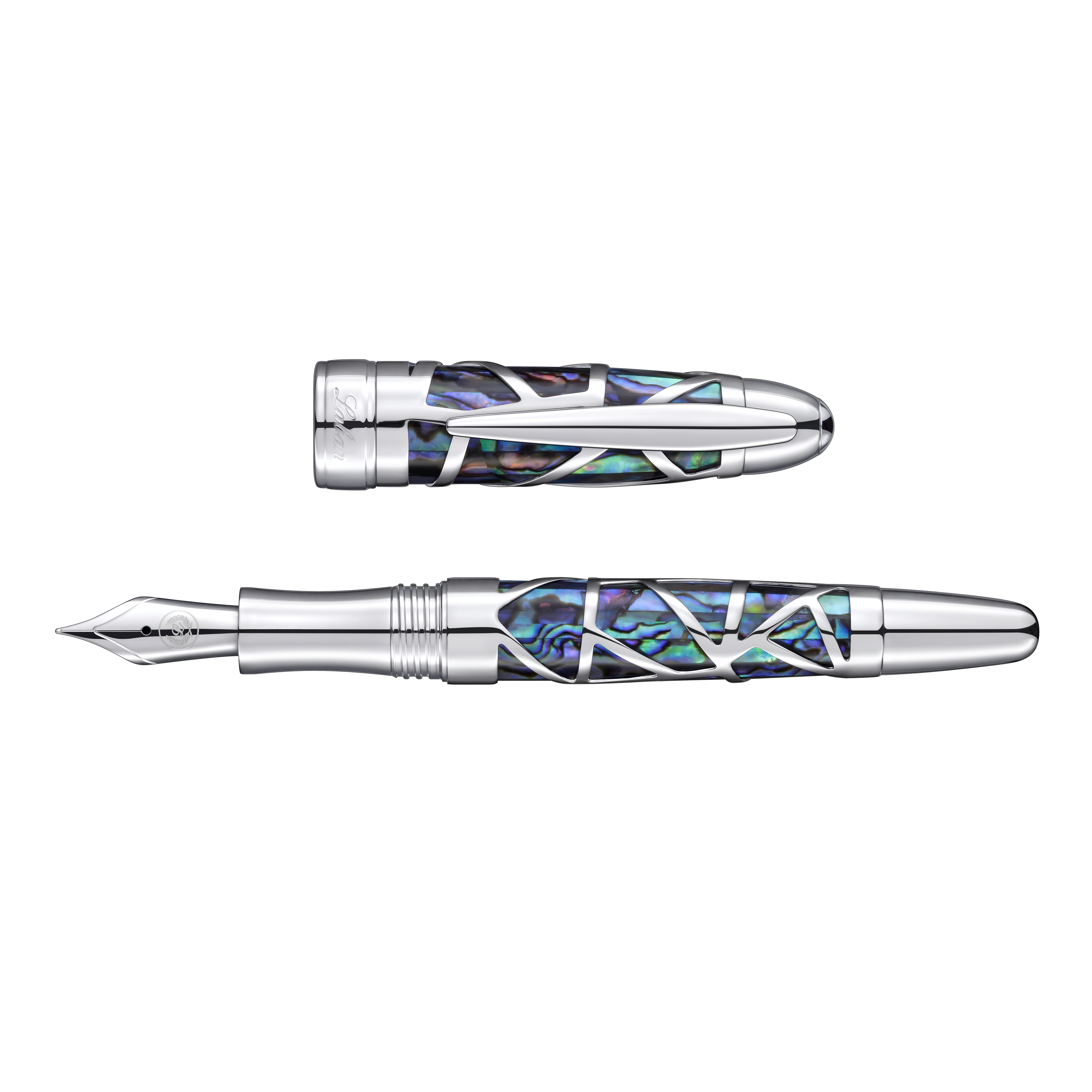 Laban Oceana Abalone Skeleton ST Fountain pen
