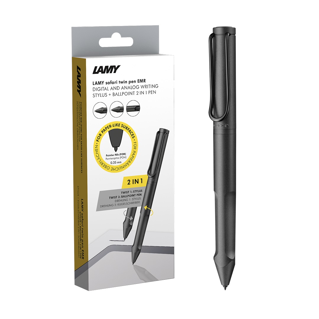 Lamy Safari Twin EMR PC Digital Pen Silver