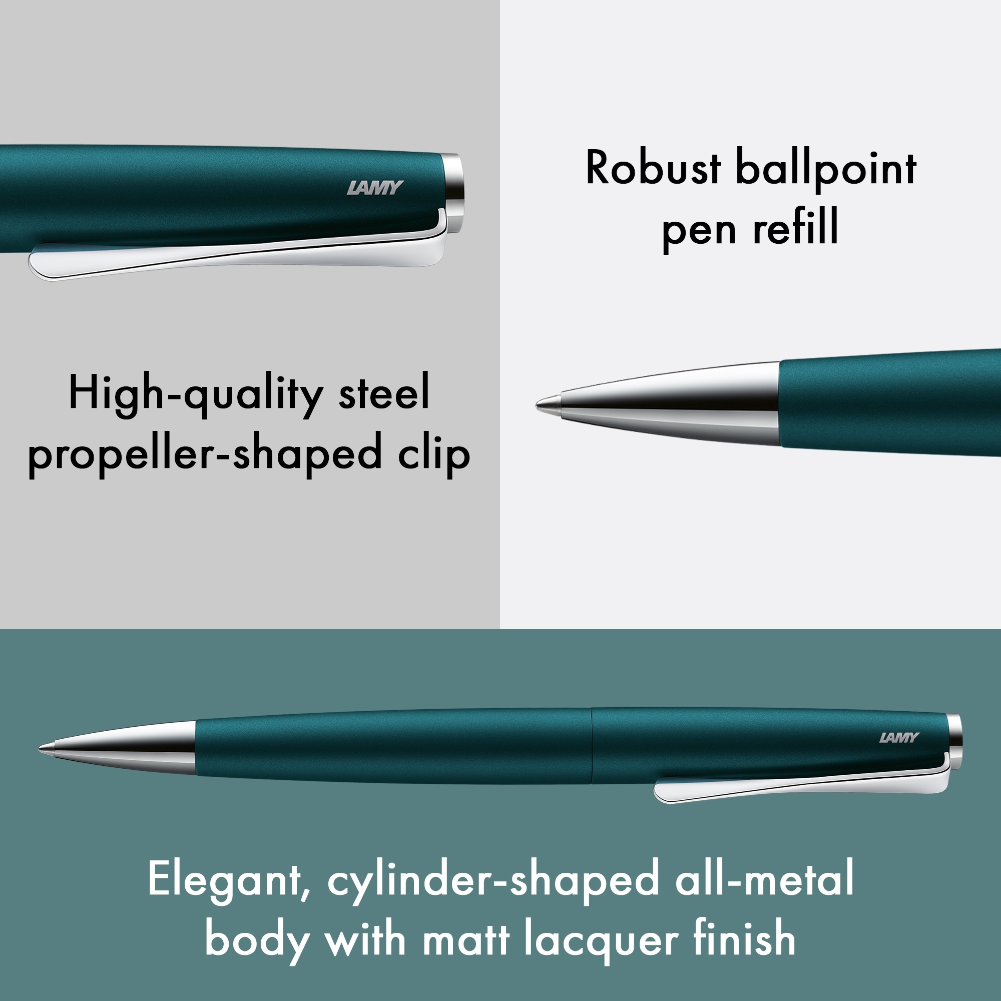 Lamy Studio Matte Petrol Ballpoint