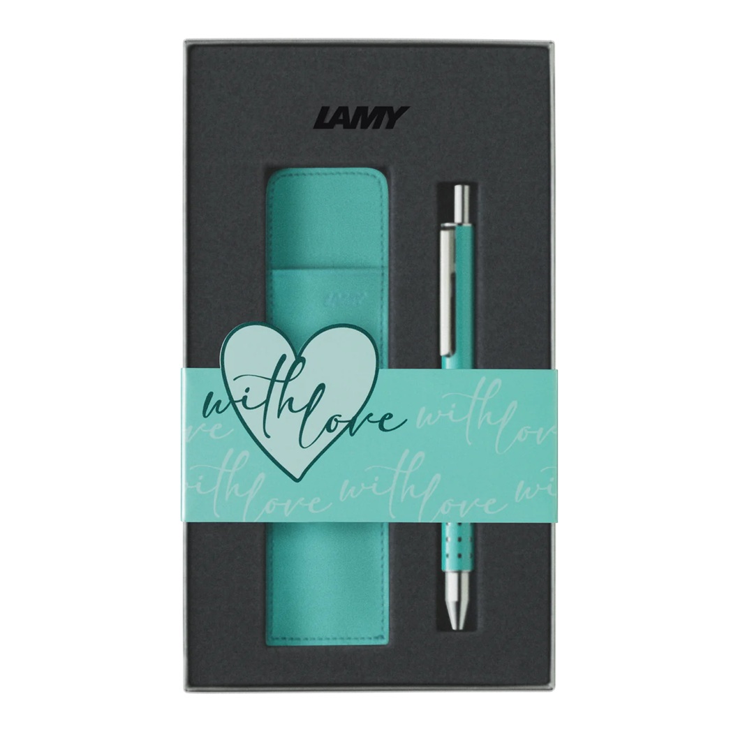 Lamy Swift 2025 Lagoon SE Rollerball and Pen Pouch Gift Set Lamy Swift 2025 Lagoon SE Rollerball and Pen Pouch Gift Set