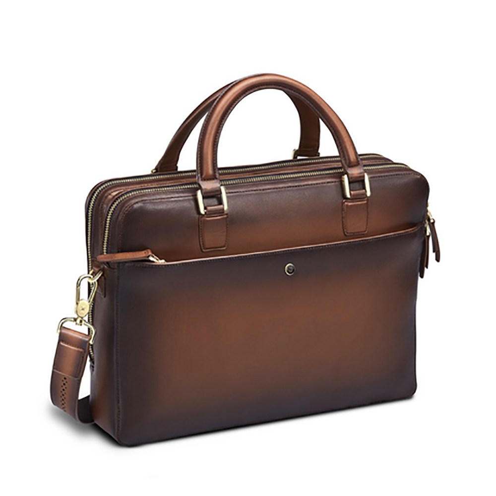 Lapis Bard Chester Leather Cognac Laptoptas