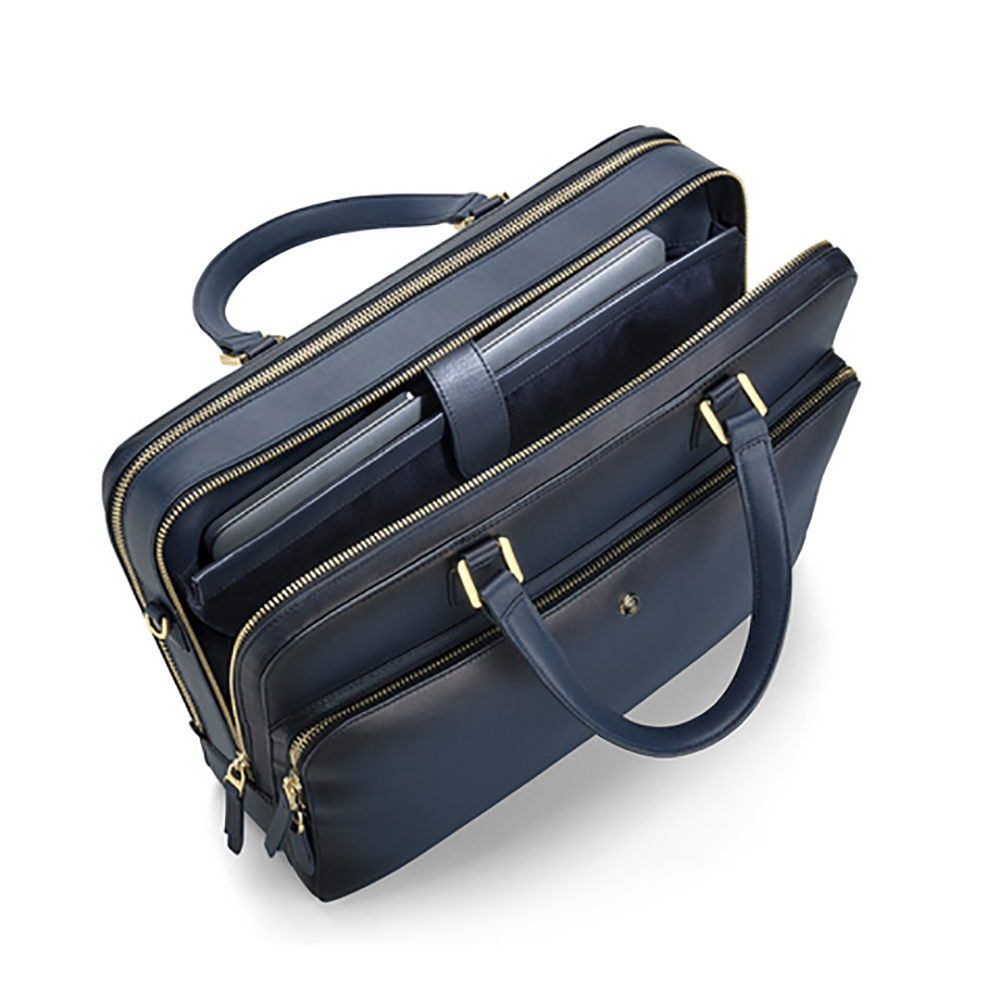 Lapis Bard Ducorium Dorchester Leather Blue Porte-documents