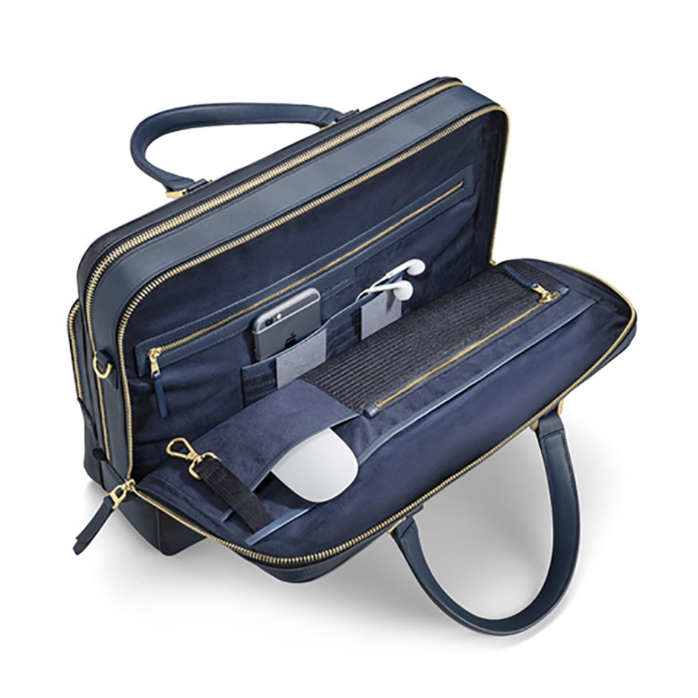Lapis Bard Ducorium Dorchester Leather Blue Porte-documents