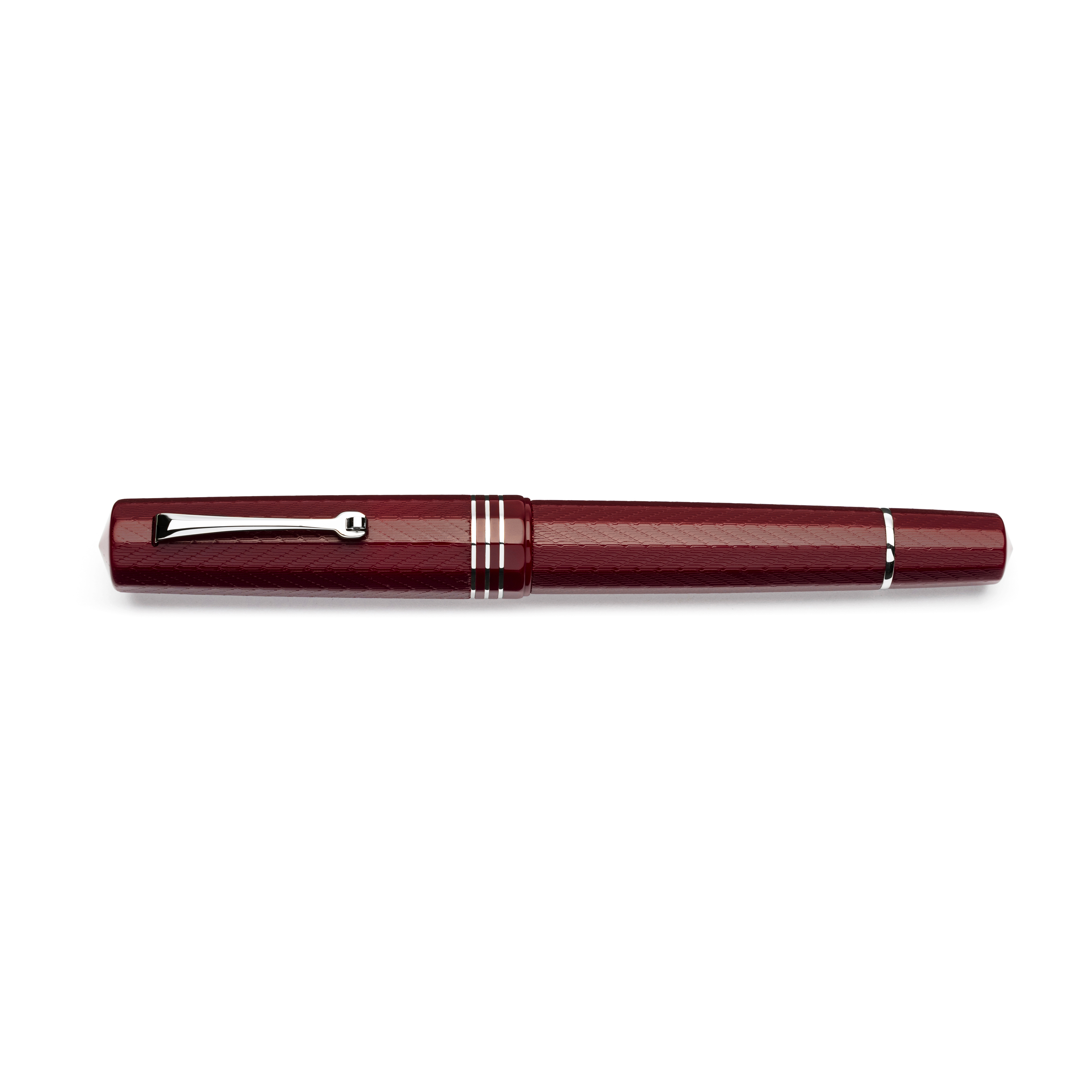 Leonardo Dodici Guillochè Burgundy ST Fountain pen - #8 Fine Leonardo Dodici Guillochè Burgundy ST Fountain pen - #8 Fine