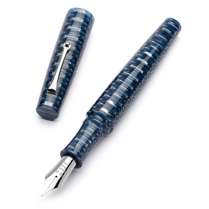 Leonardo Essenza Honeycomb Blue ST Caneta de Tinta Permanente