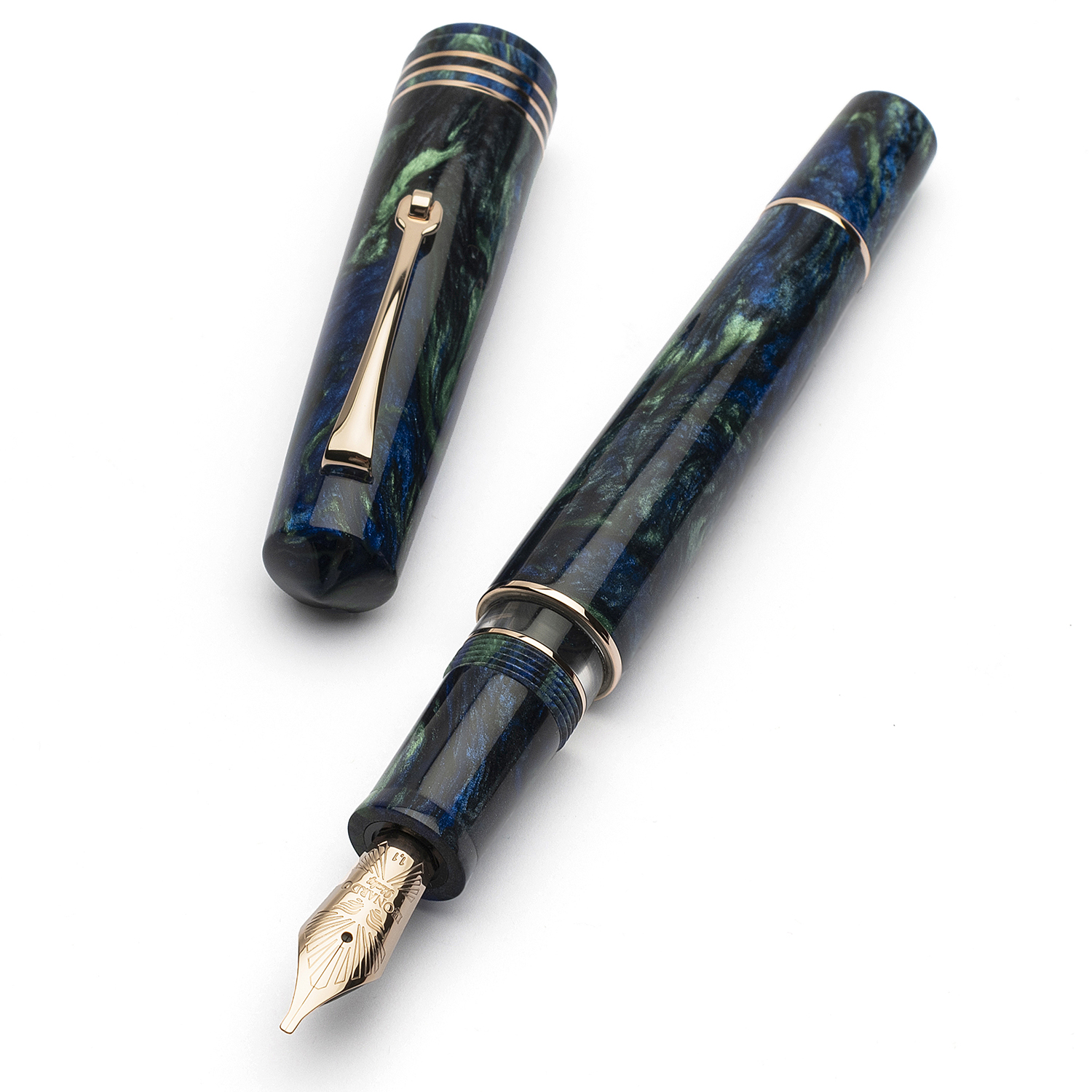 Leonardo Momento Zero Grande 2.0 The Power of Flower Fiordaliso Blue RGT Fountain pen Leonardo Momento Zero Grande 2.0 The Power of Flower Fiordaliso Blue RGT Fountain pen