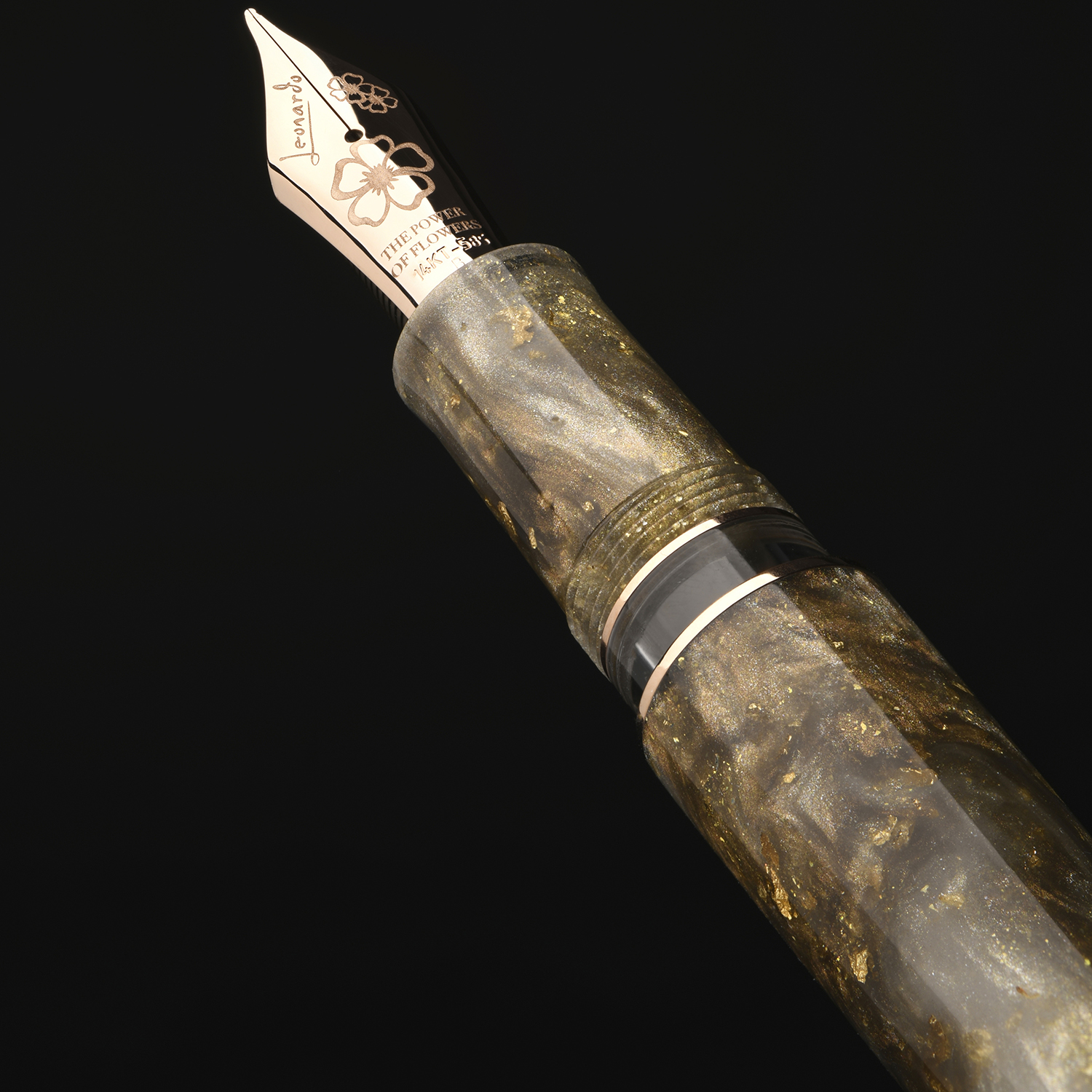 Leonardo Momento Zero Grande 2.0 The Power of Flower Cosmos Chocolate Flower RGT Fountain pen