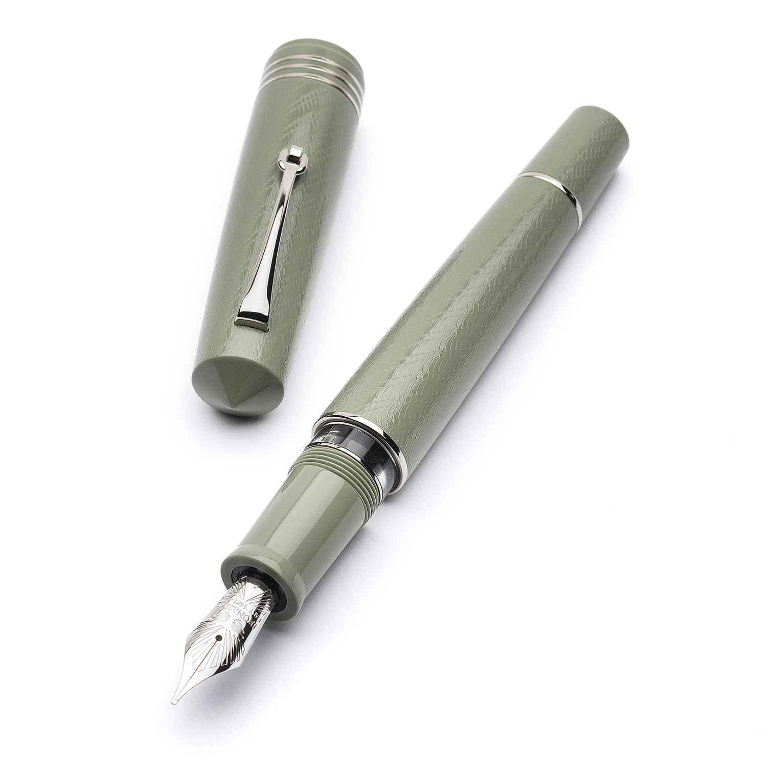 Leonardo Momento Zero Grande 2.0 The Art of Guilloché Verdigris ST Fountain pen Leonardo Momento Zero Grande 2.0 The Art of Guilloché Verdigris ST Fountain pen