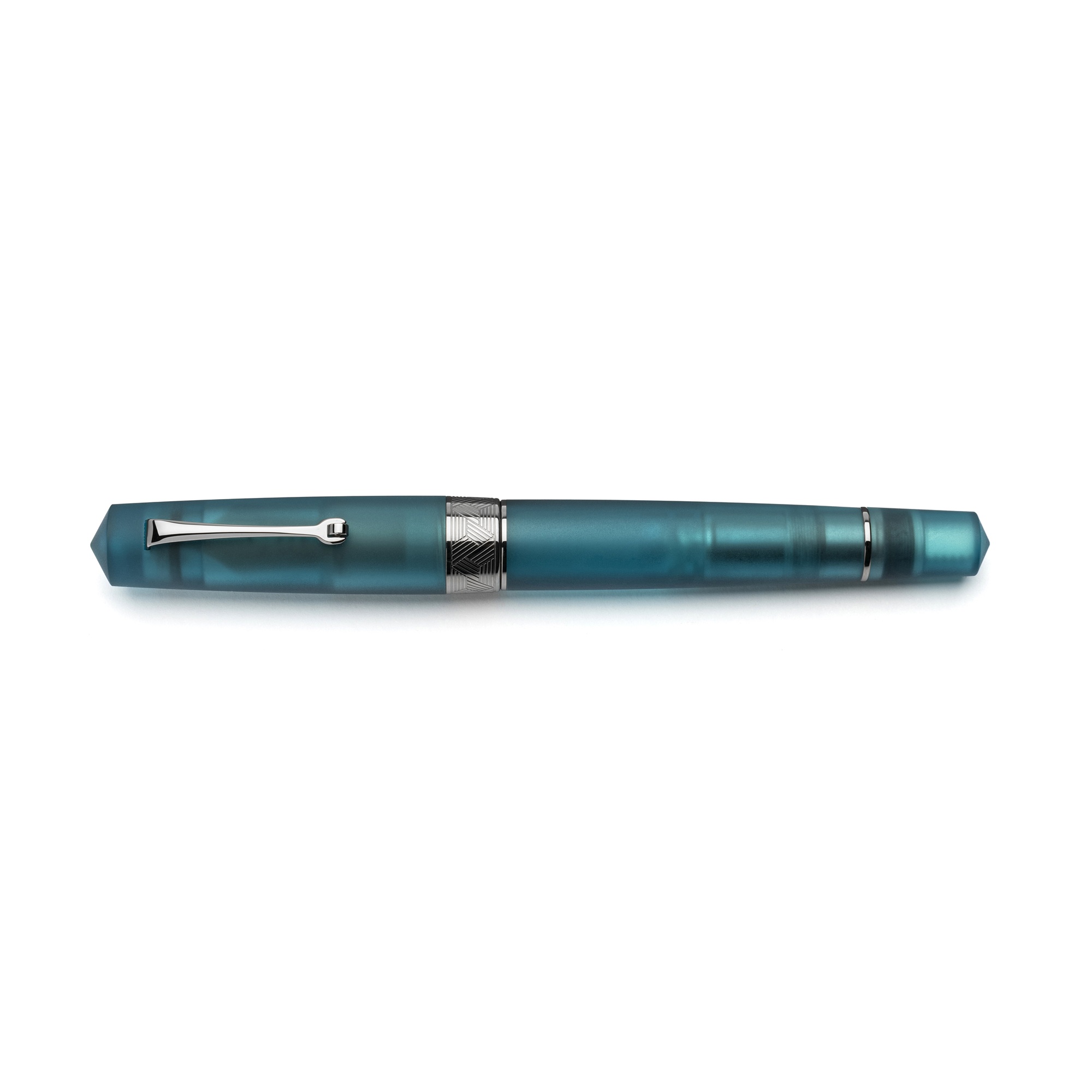 Leonardo Momento Zero Grande Pura Frosted Petrol ST Fountain pen
