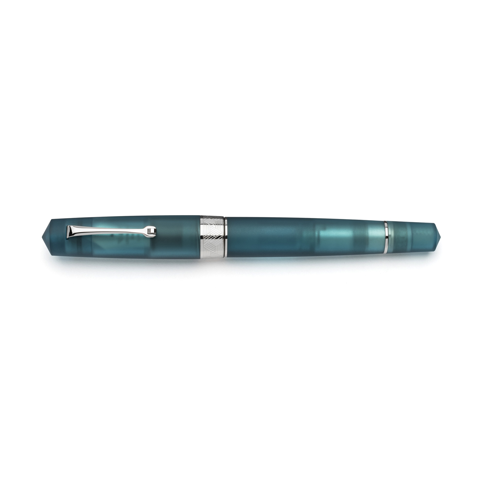 Leonardo Momento Zero Grande Pura Frosted Petrol ST Fountain pen