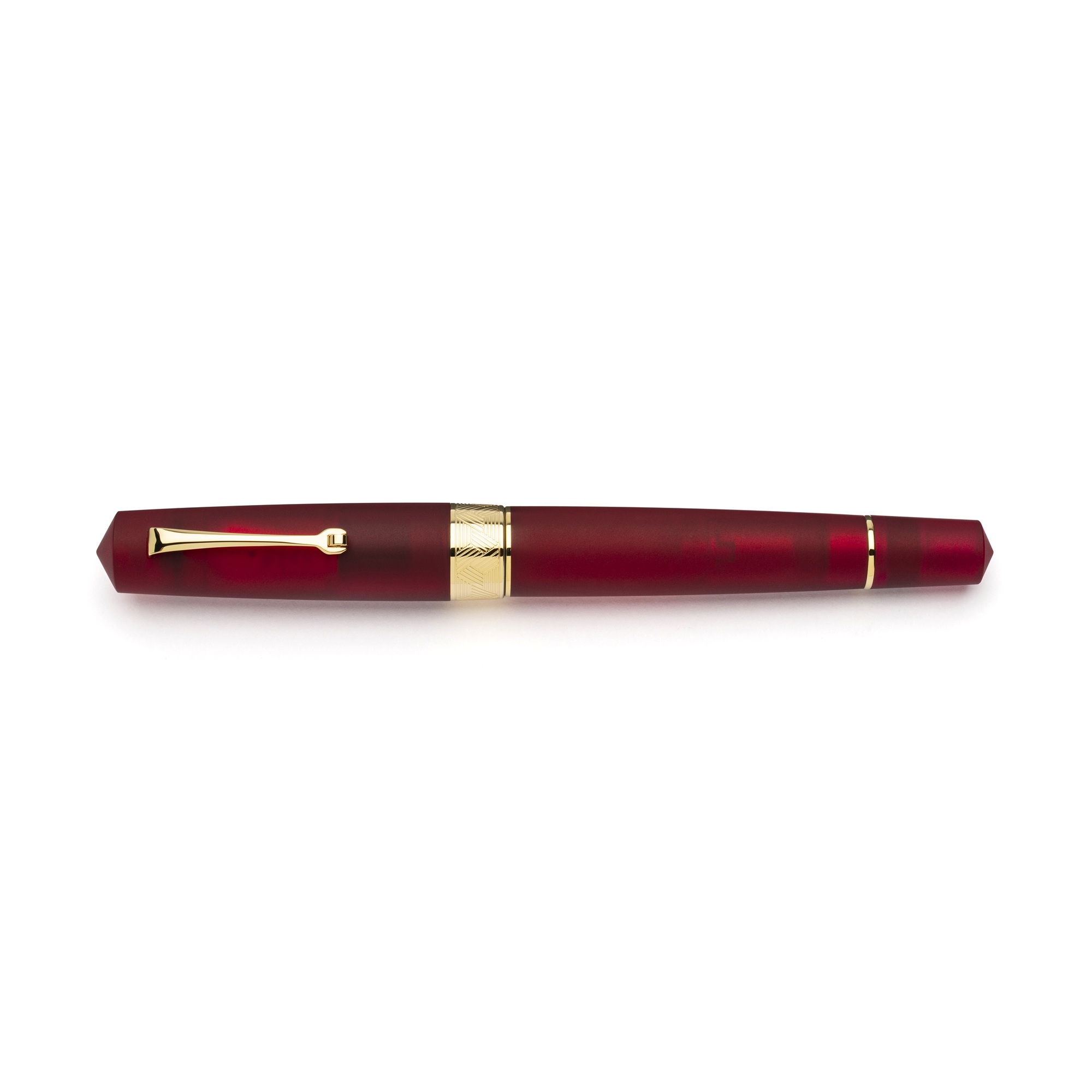 Leonardo Momento Zero Grande Pura Frosted Red GT Stylo Plume