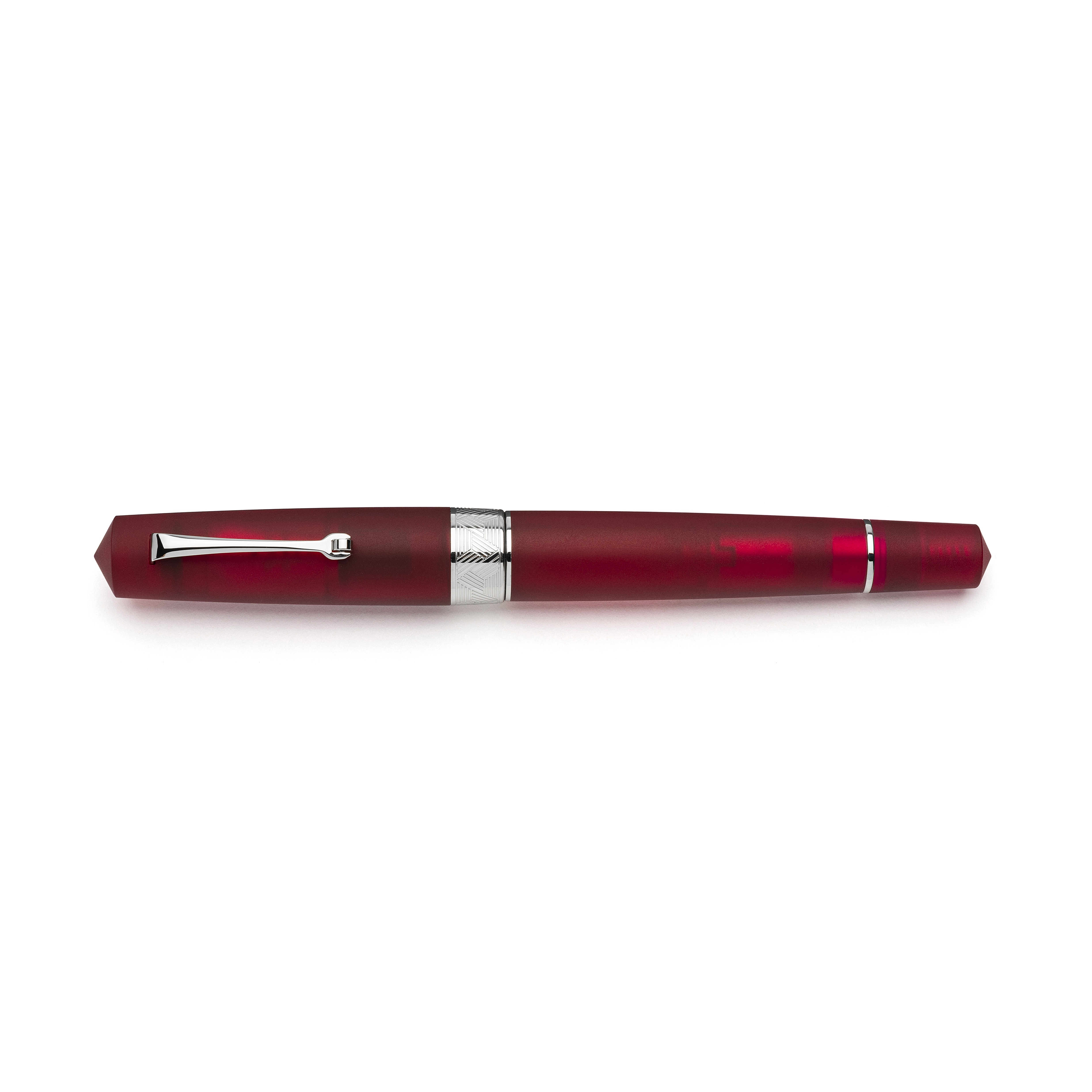 Leonardo Momento Zero Grande Pura Frosted Red ST Stylo Plume