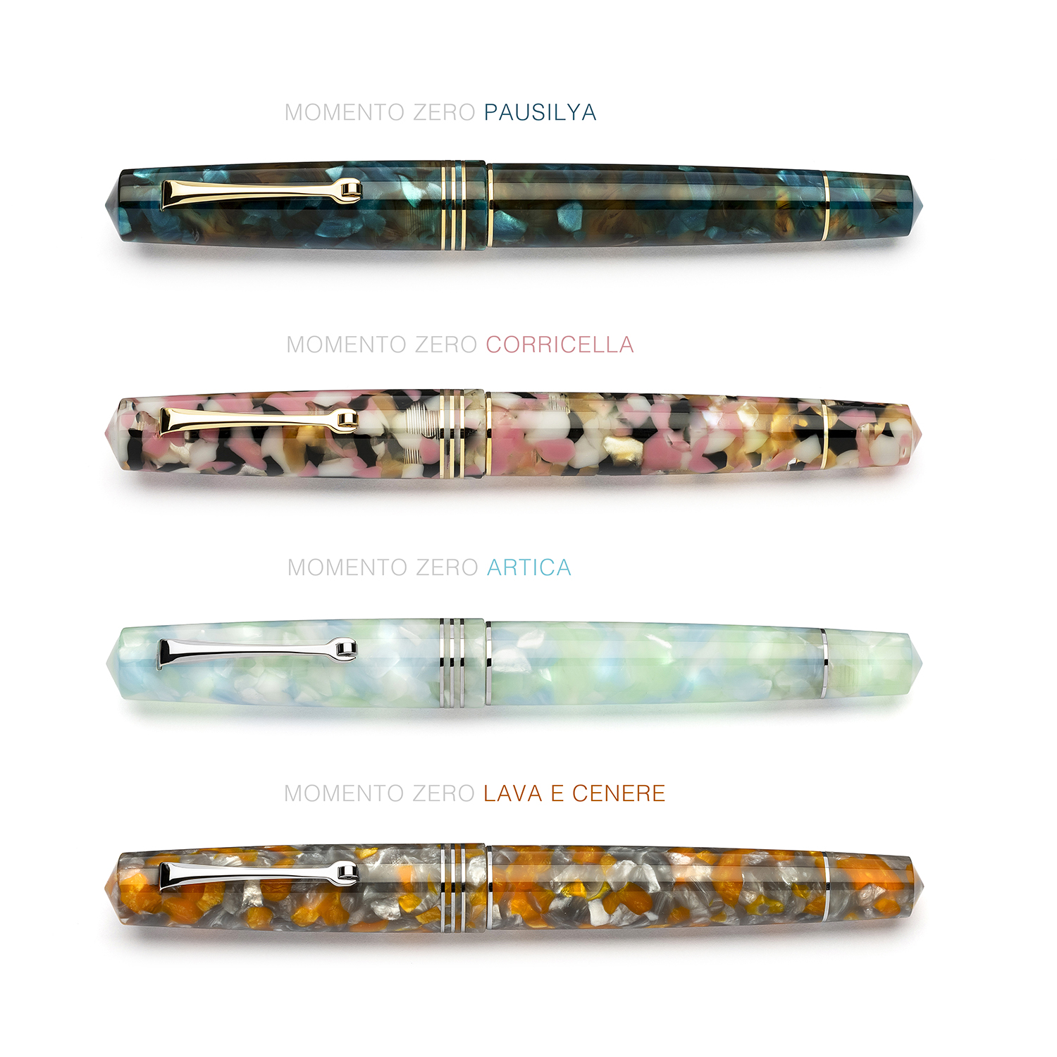 Leonardo Momento Zero Lava e Cenere ST Fountain pen