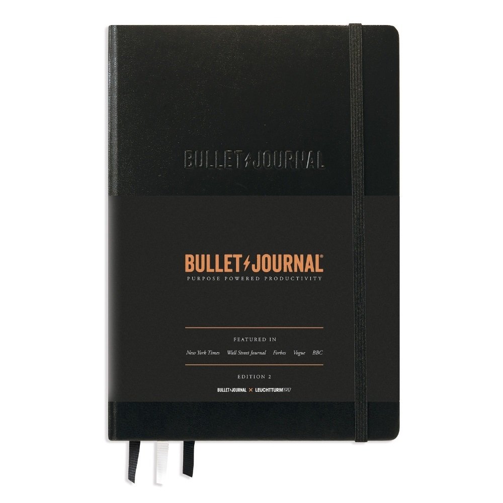 Leuchtturm1917 Bullet Journal Edition 2 Black Notebook Medium A5 Leuchtturm1917 Bullet Journal Edition 2 Black Notebook Medium A5